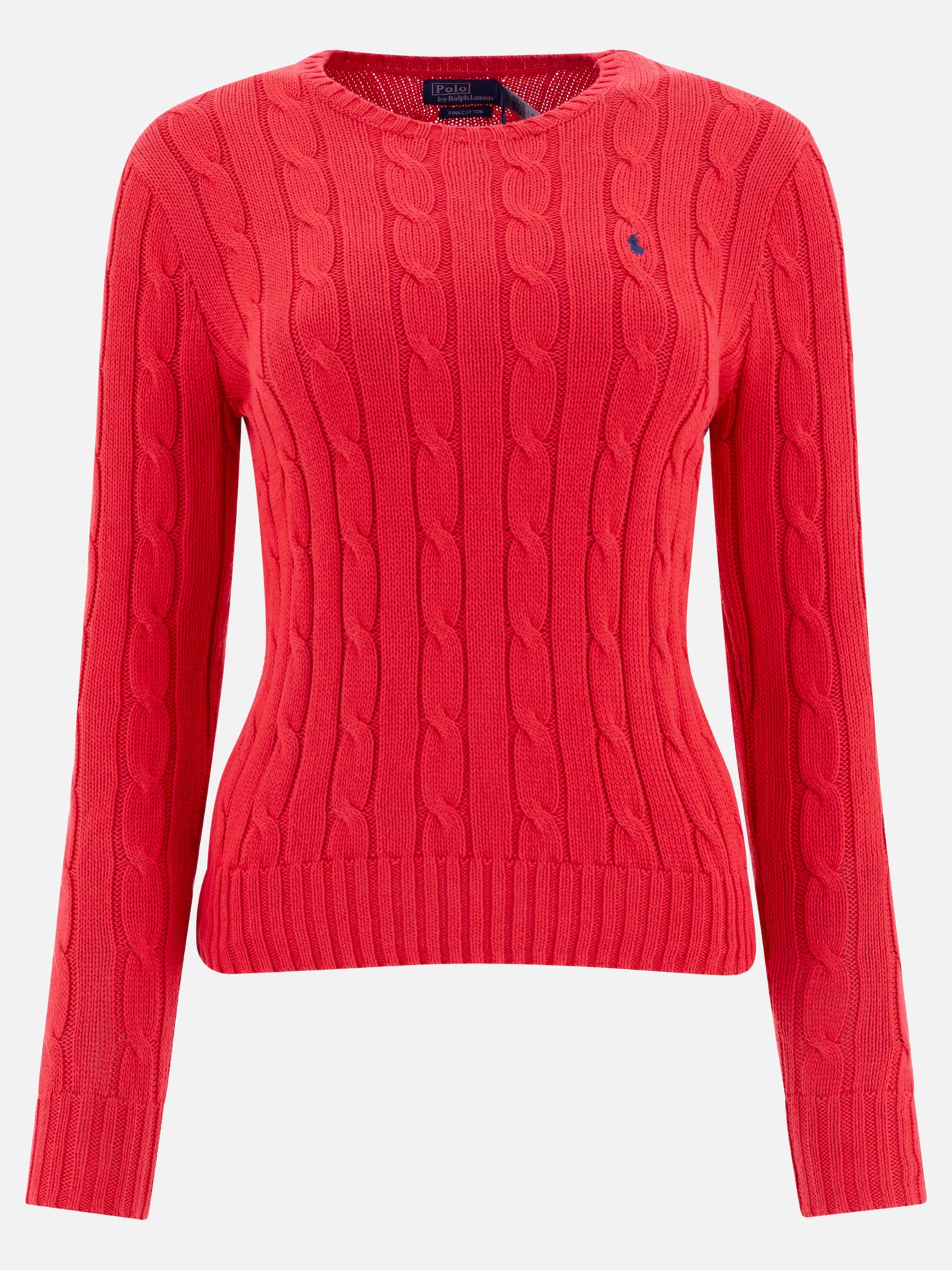 Polo Ralph Lauren Crew-neck cable-knit sweater 18962511_S Red thumbnail_1