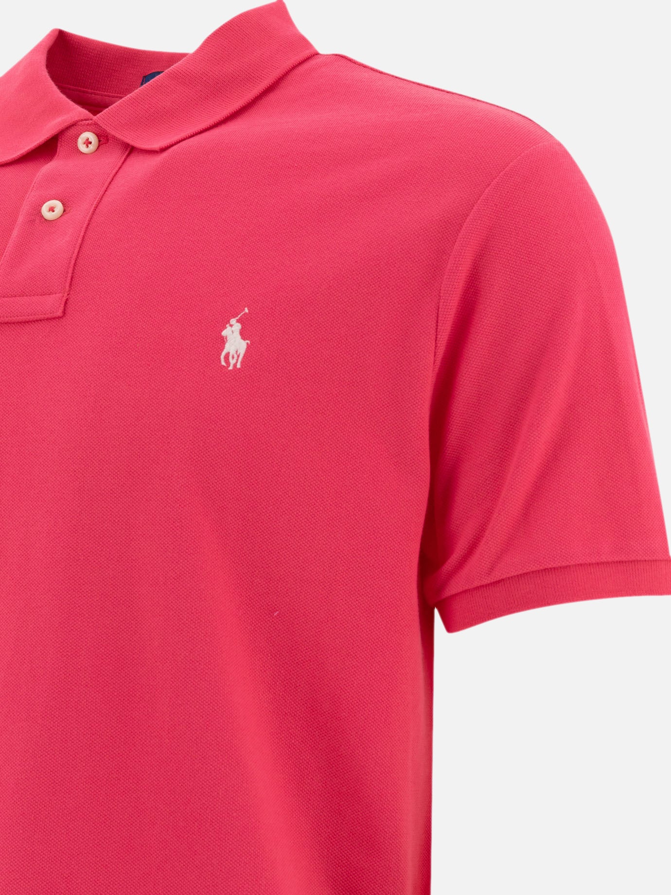 Polo Ralph Lauren Pique polo shirt 18877745_S Pink thumbnail_4