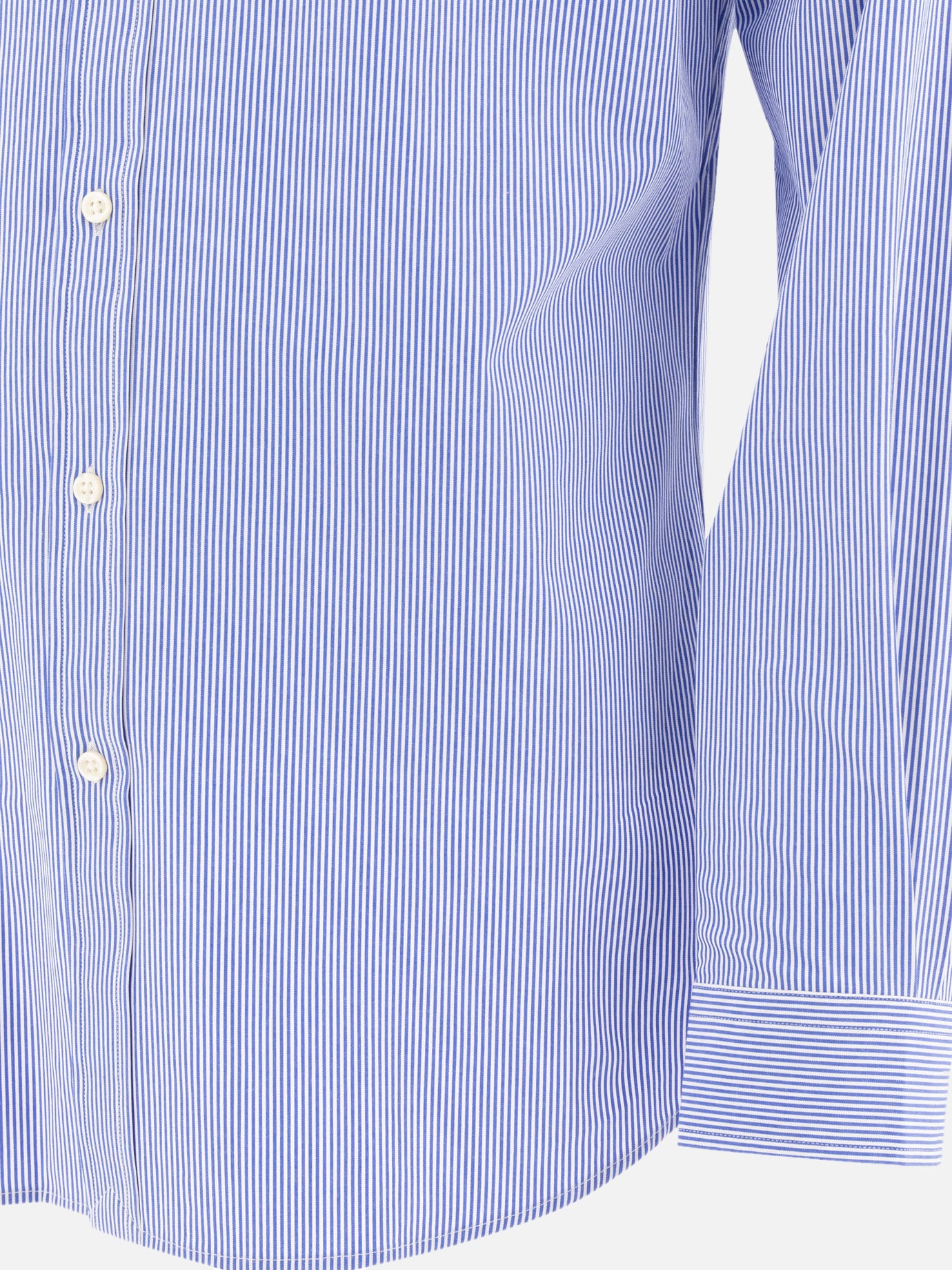 Polo Ralph Lauren Striped stretch poplin shirt 18638353_S Blue thumbnail_4
