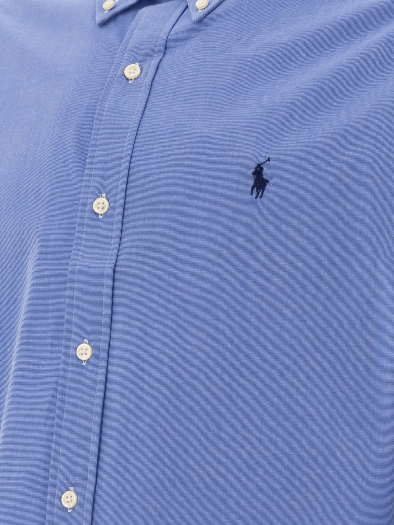 Polo Ralph Lauren Custom-fit stretch poplin shirt 12675402_S Blue thumbnail_4