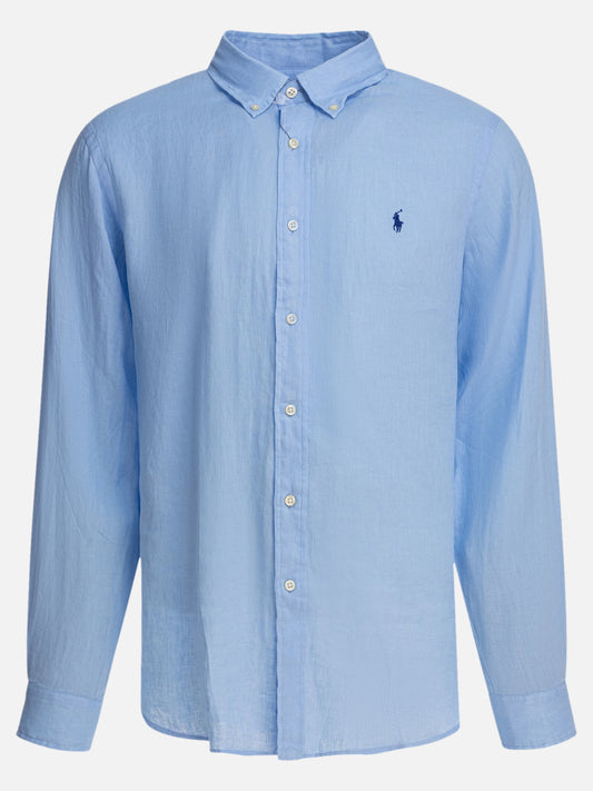Casual shirts Solid colour  Blue - Polo Ralph Lauren Men | PLP | VIETTI Online Store 
