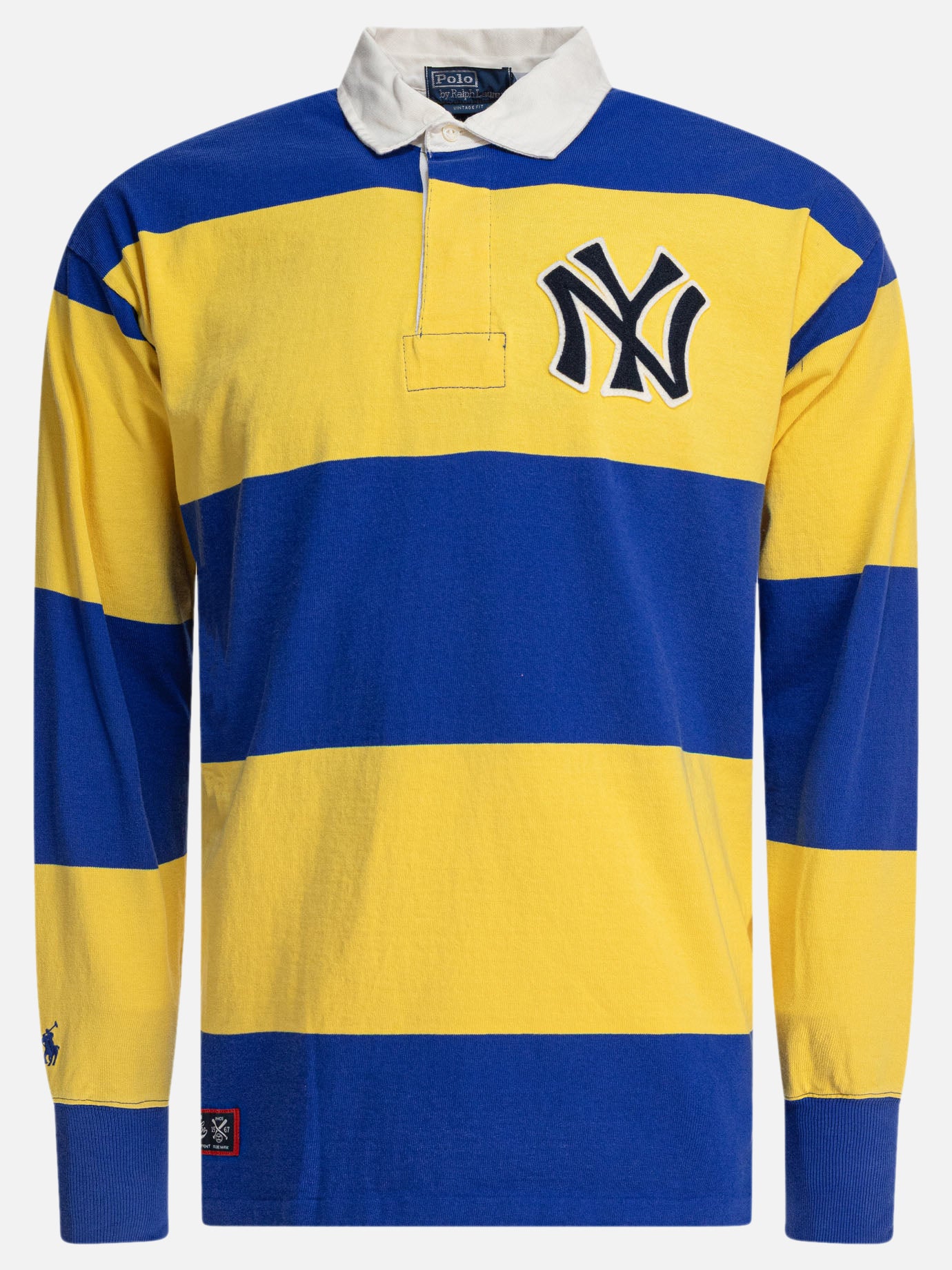 Polo shirts with buttons Striped  Yellow - Polo Ralph Lauren Men | PDP | VIETTI Online Store | thumbnail