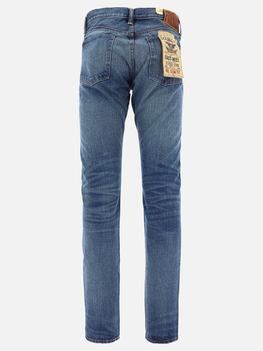 Straight-leg jeans Solid colour  Blue - RRL by Ralph Lauren Men | PLP | VIETTI Online Store | 2
