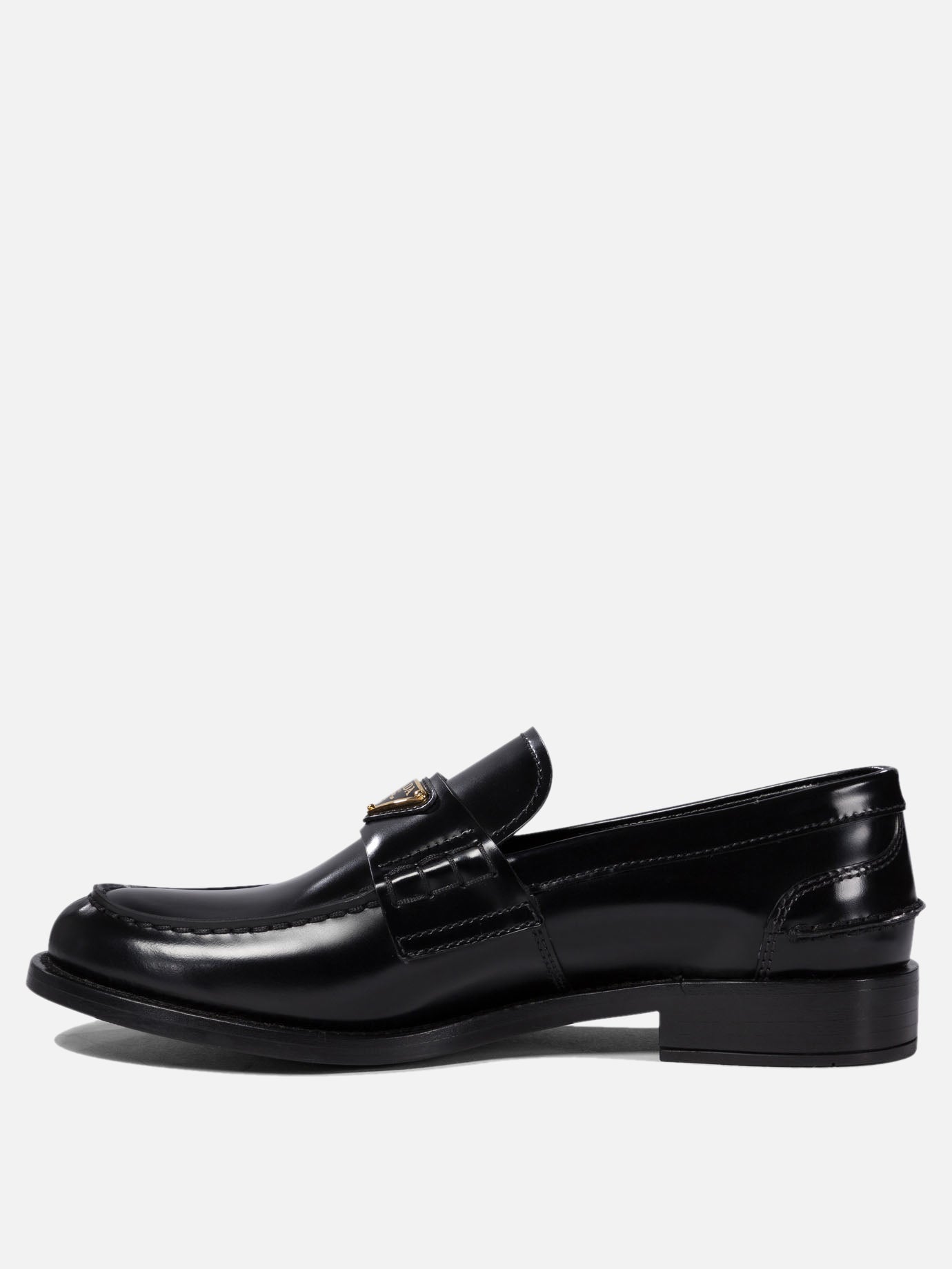 Prada Brushed leather loafers 16375369_36 Black thumbnail_3