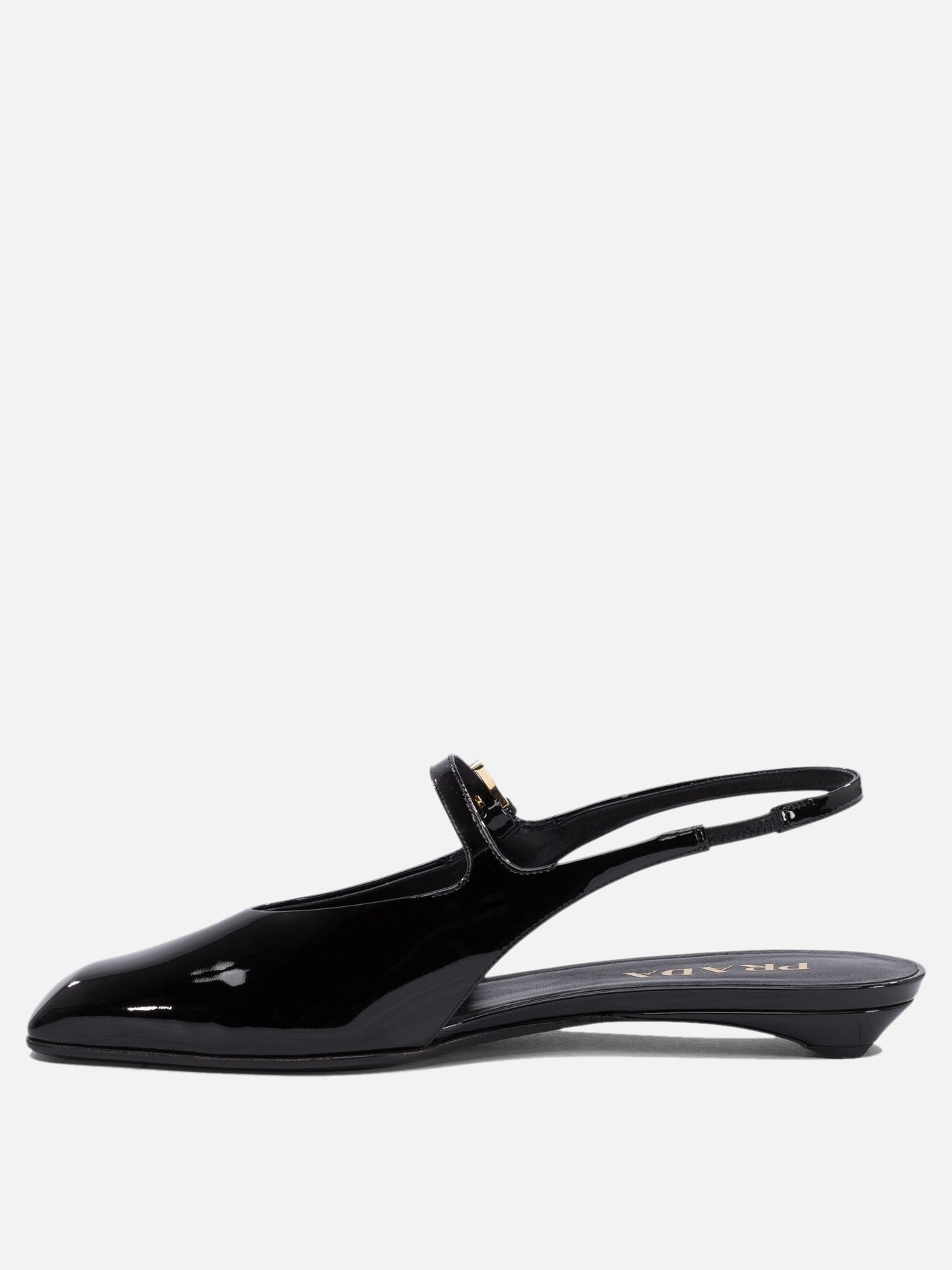 Flat sandals 100% calf leather - 100% leather  Black - Prada Women | PDP | VIETTI Online Store | Zoom-Modal_3
