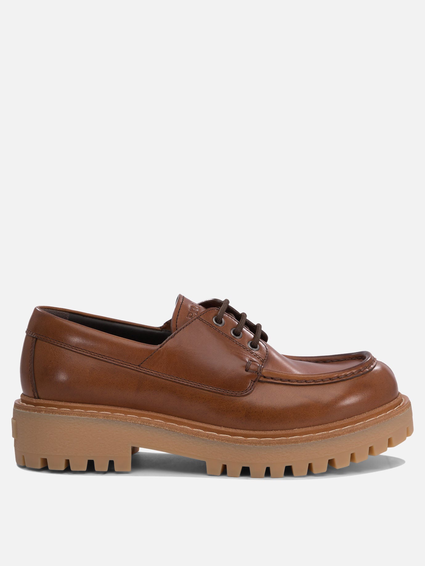 Laced loafers