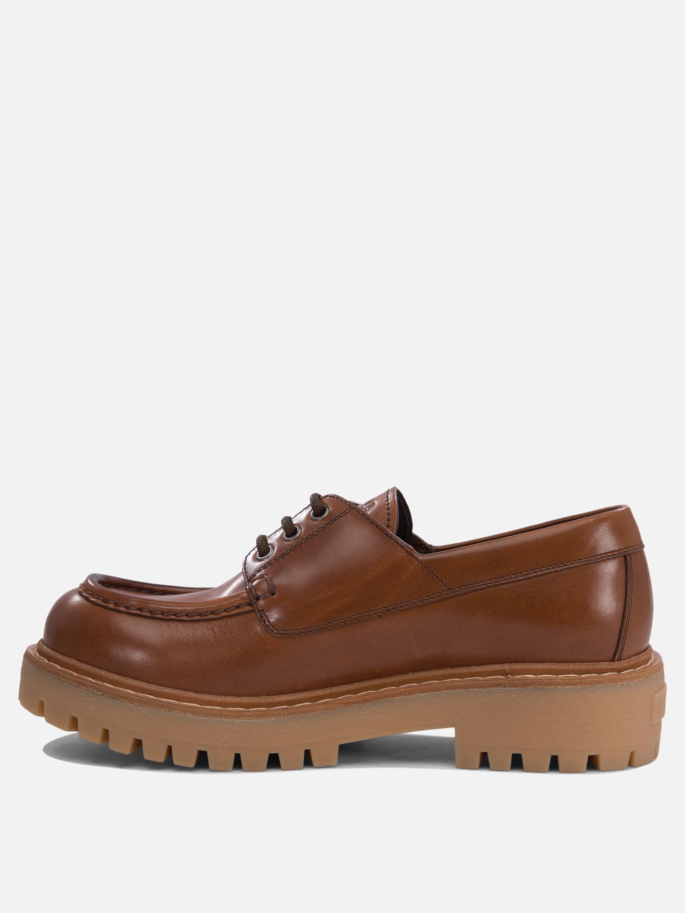 Laced loafers