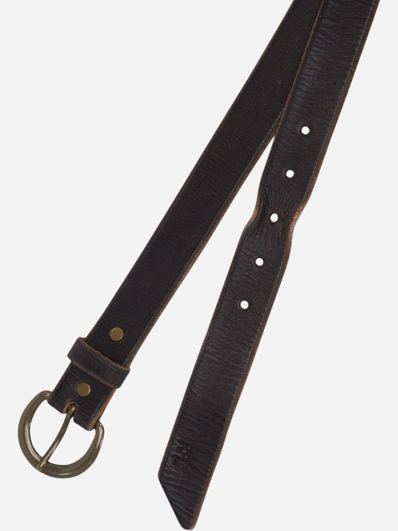 Leather belts 100% cow leather  Brown - RRL by Ralph Lauren Men | PDP | VIETTI Online Store | thumbnail_2
