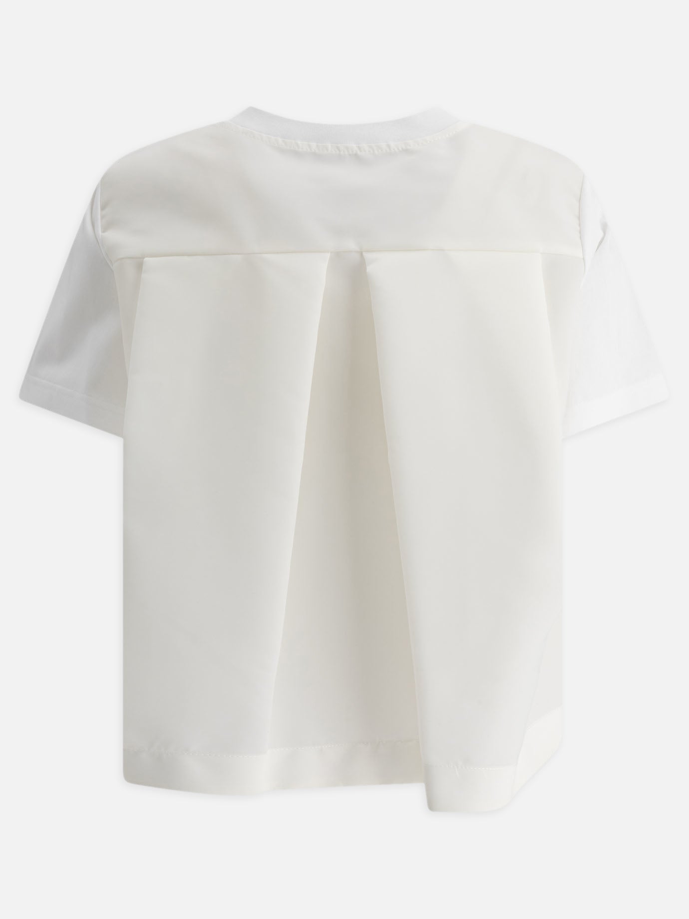 Crewneck t-shirts Solid colour  White - Sacai Women | PDP | VIETTI Online Store | thumbnail_2