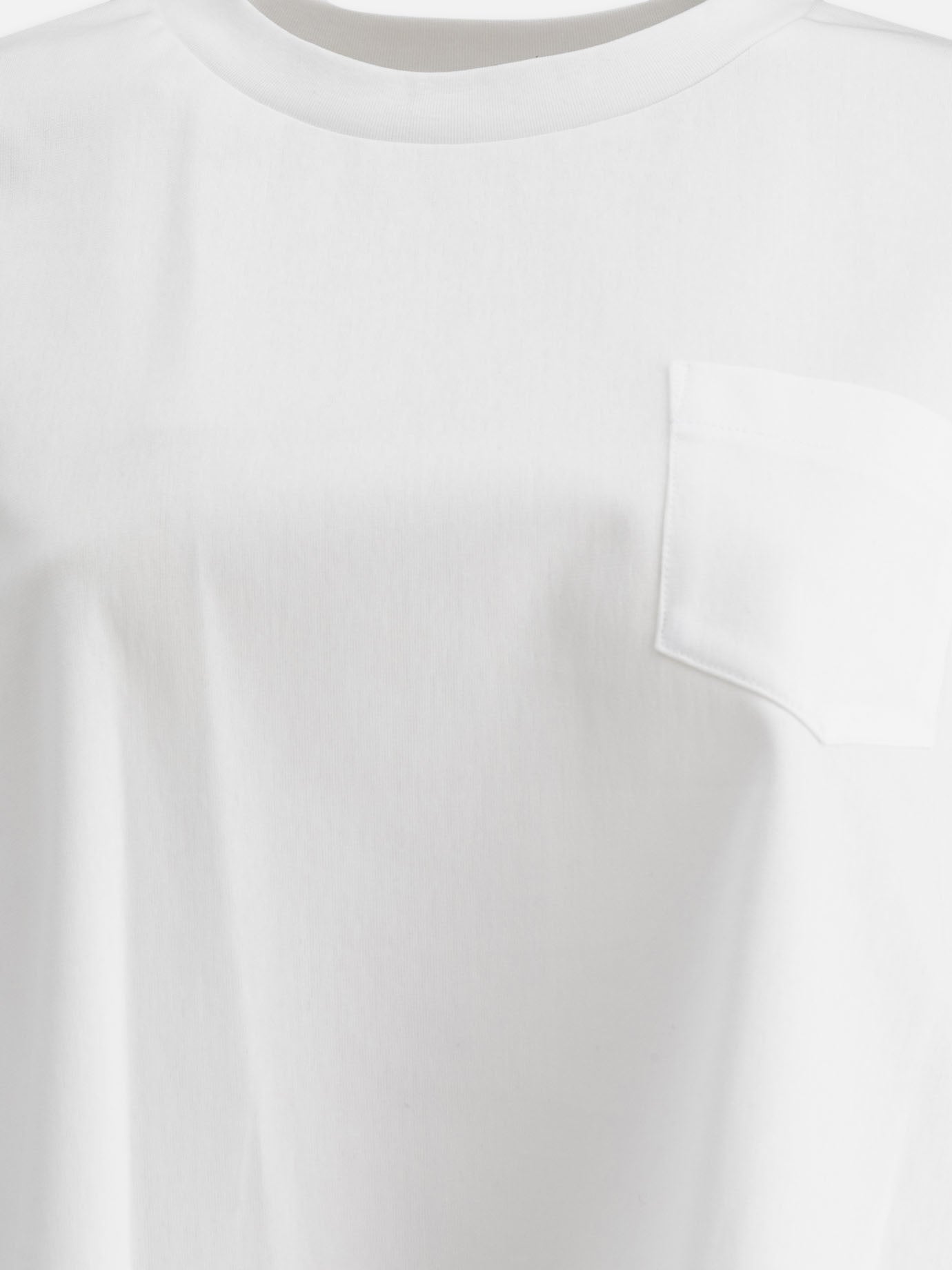 Crewneck t-shirts Solid colour  White - Sacai Women | PDP | VIETTI Online Store | thumbnail_3