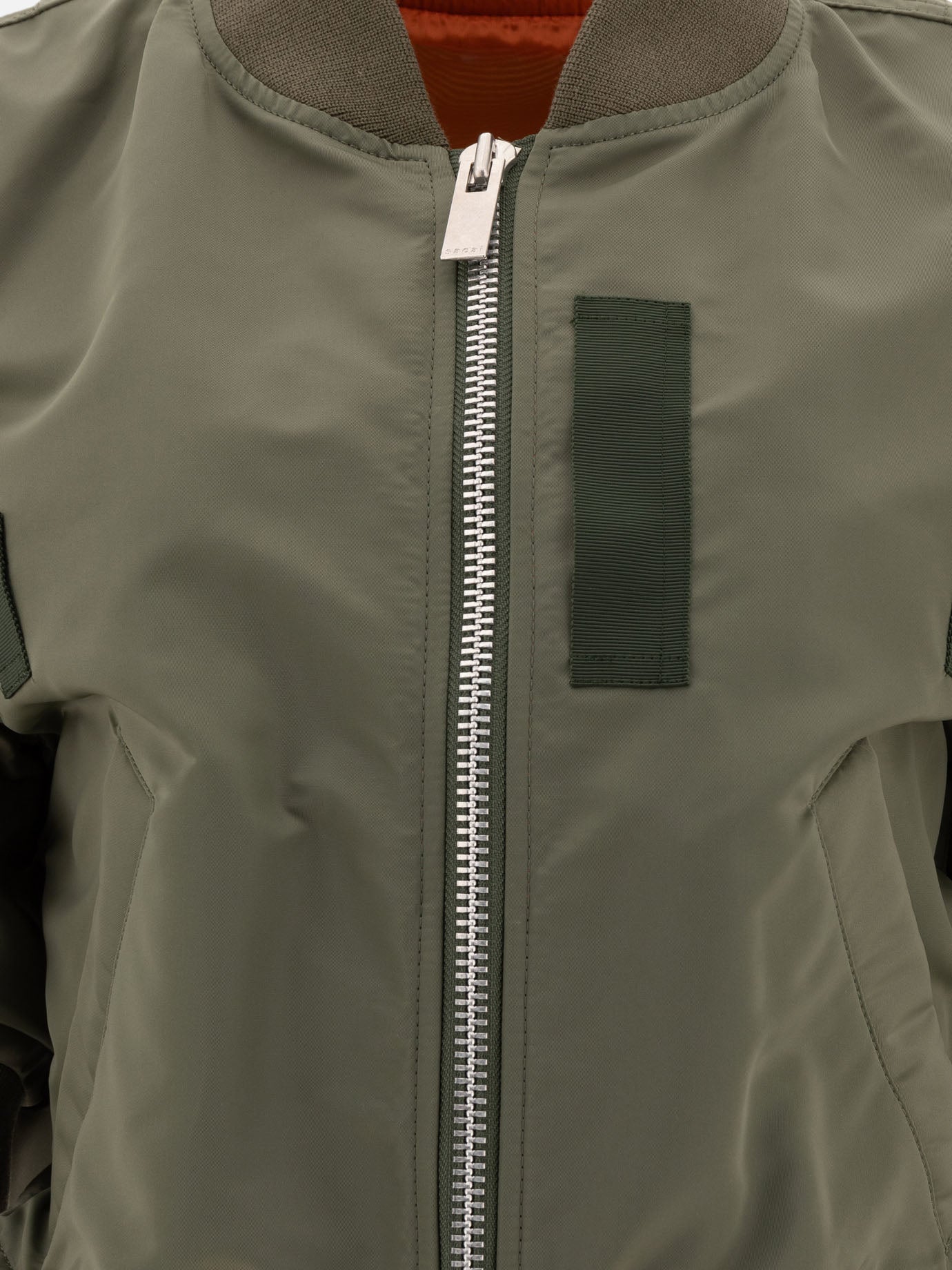 Bomber jackets Solid colour  Green - Sacai Women | PDP | VIETTI Online Store | Zoom-Modal_3
