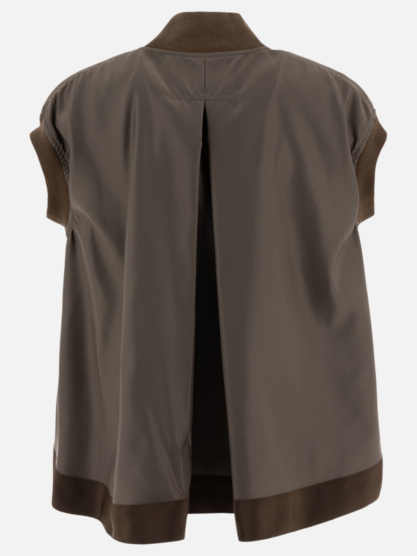 Vest jackets Solid colour  Green - Sacai Women | PDP | VIETTI Online Store | Zoom-Modal_2
