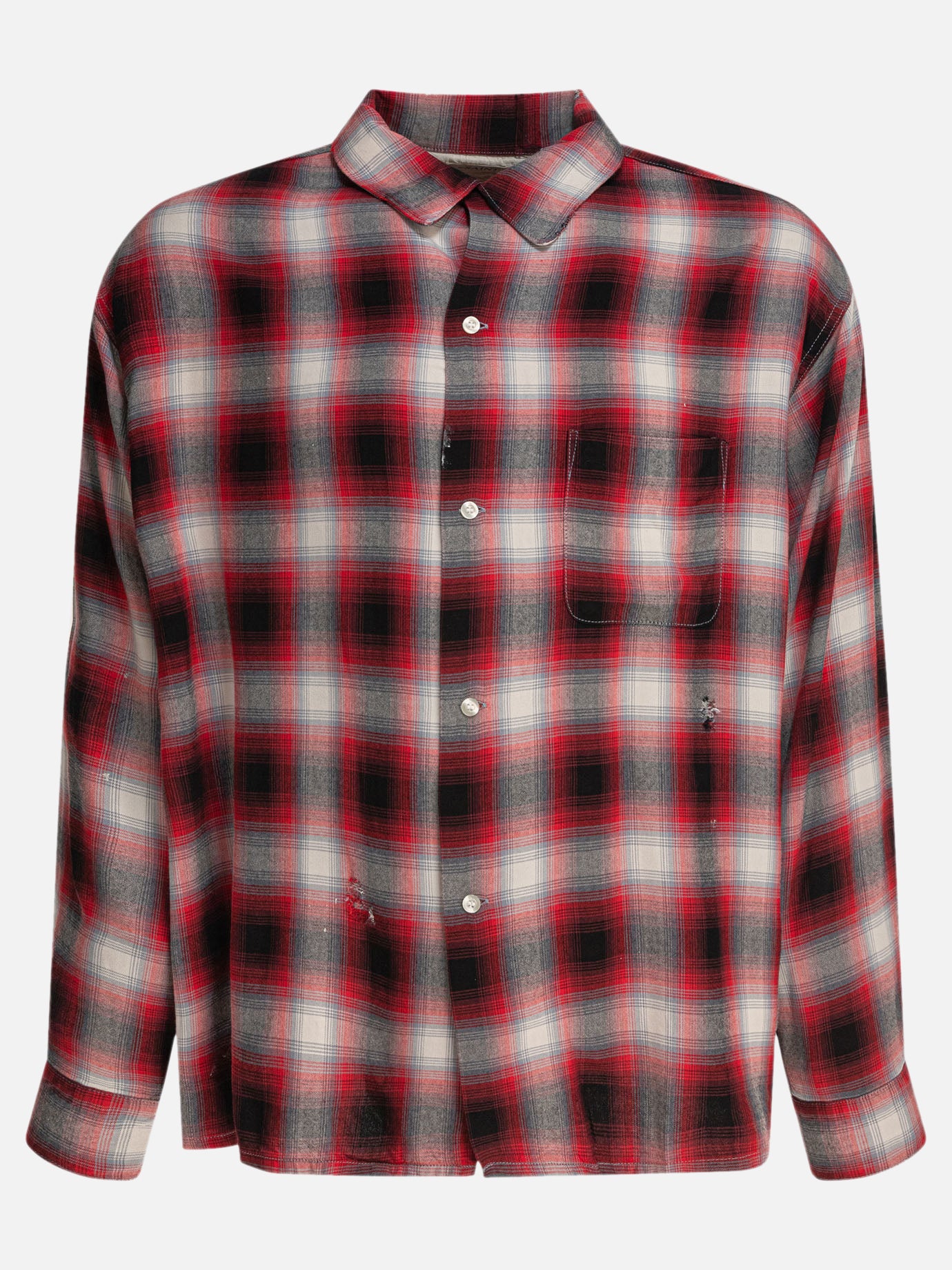 Casual shirts Check  Red - ©SAINT M×××××× Men | PDP | VIETTI Online Store | thumbnail