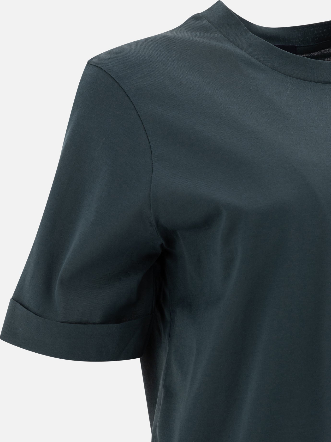 Crewneck t-shirts Solid colour  Green - Soeur Women | PDP | VIETTI Online Store | thumbnail_4