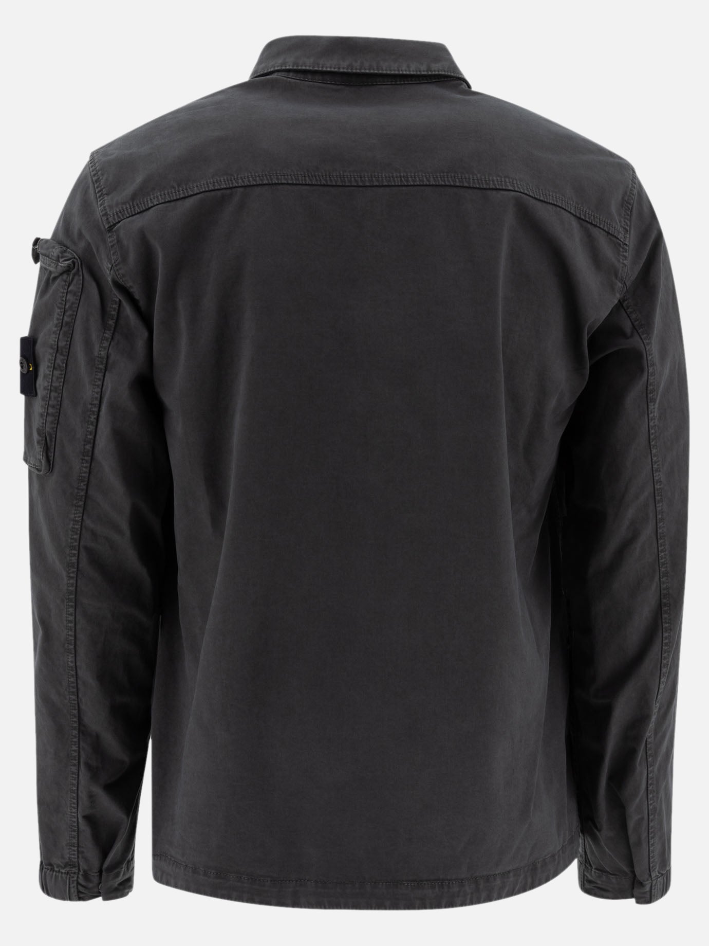 Overshirt jackets Logo  Grey - Stone Island Men | PDP | VIETTI Online Store | thumbnail_2