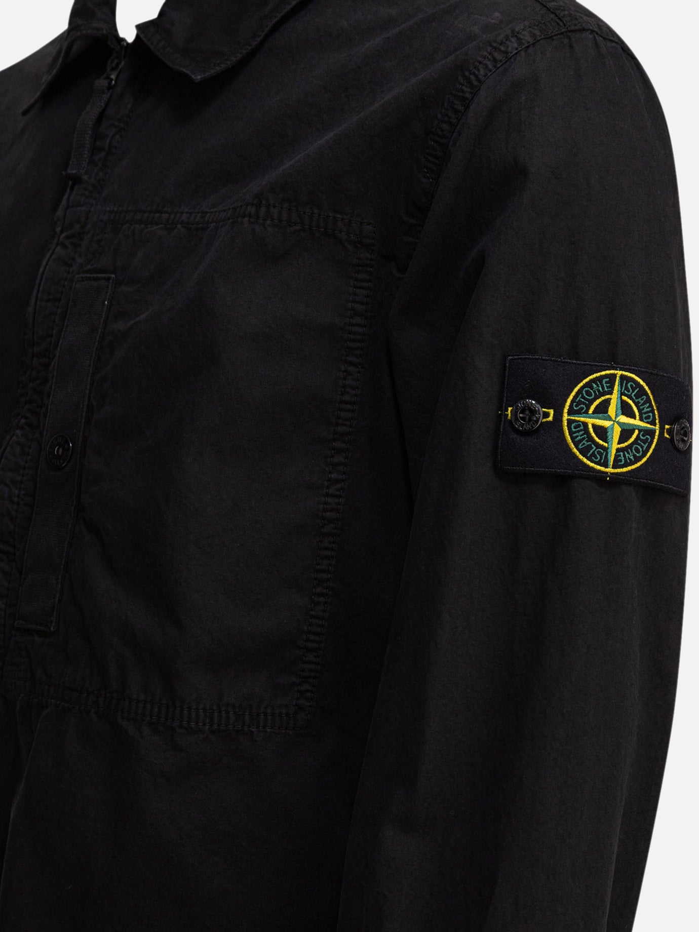 Overshirt jackets Logo  Black - Stone Island Men | PDP | VIETTI Online Store | thumbnail_4