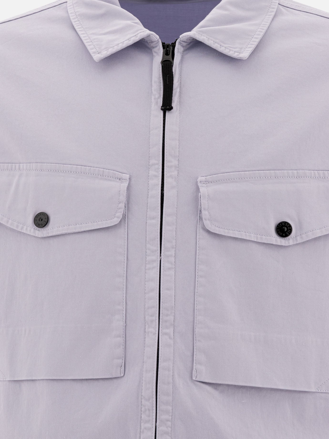 Overshirt jackets Logo  Purple - Stone Island Men | PDP | VIETTI Online Store | thumbnail_3