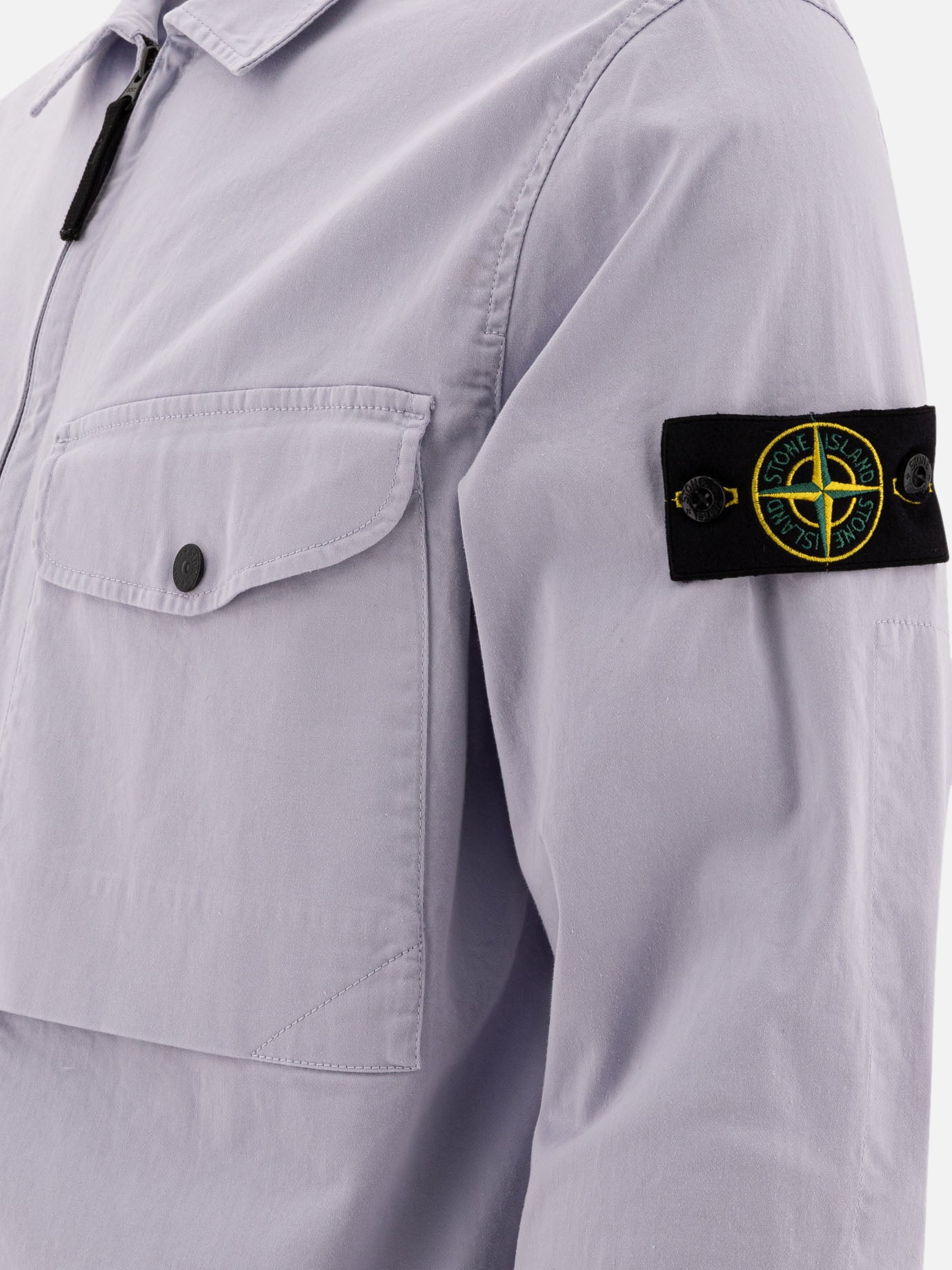 Overshirt jackets Logo  Purple - Stone Island Men | PDP | VIETTI Online Store | thumbnail_4
