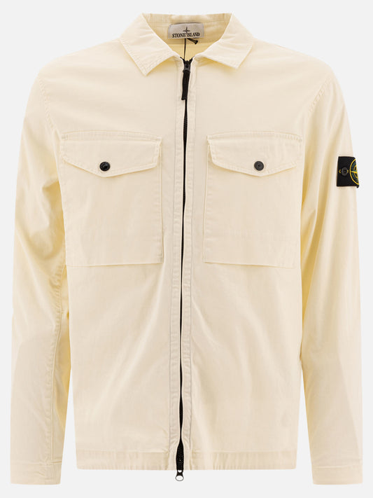 Overshirt jackets Logo  Yellow - Stone Island Men | PLP | VIETTI Online Store 

