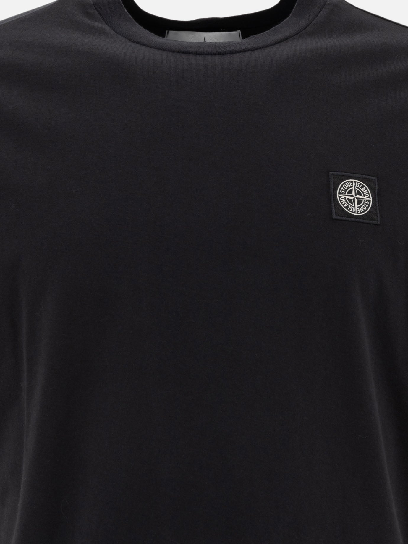Stone Island Cotton jersey t-shirt 12410993_M Black thumbnail_3