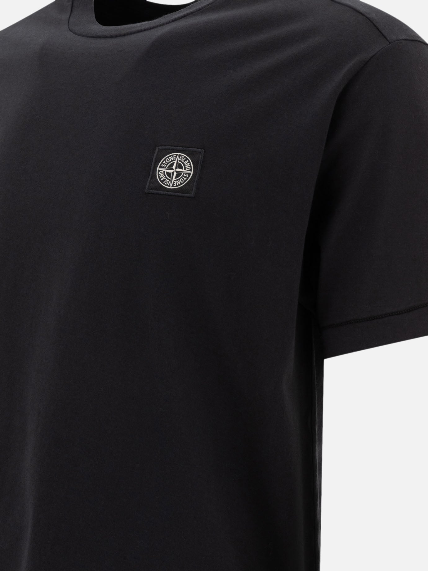 Stone Island Cotton jersey t-shirt 12410993_M Black thumbnail_4