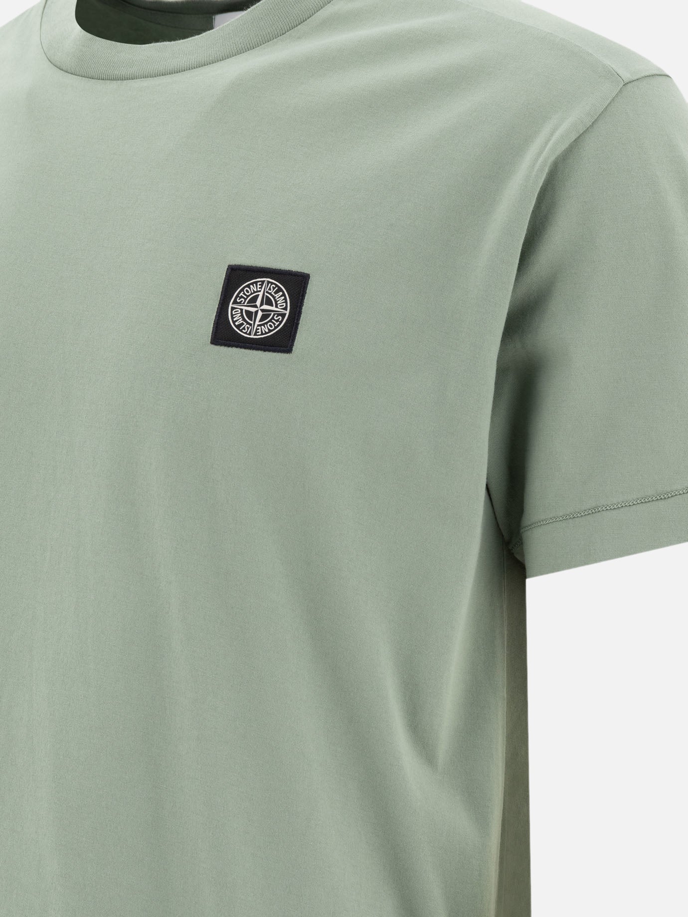 Stone Island Cotton jersey t-shirt 17516103_XL Green thumbnail_4