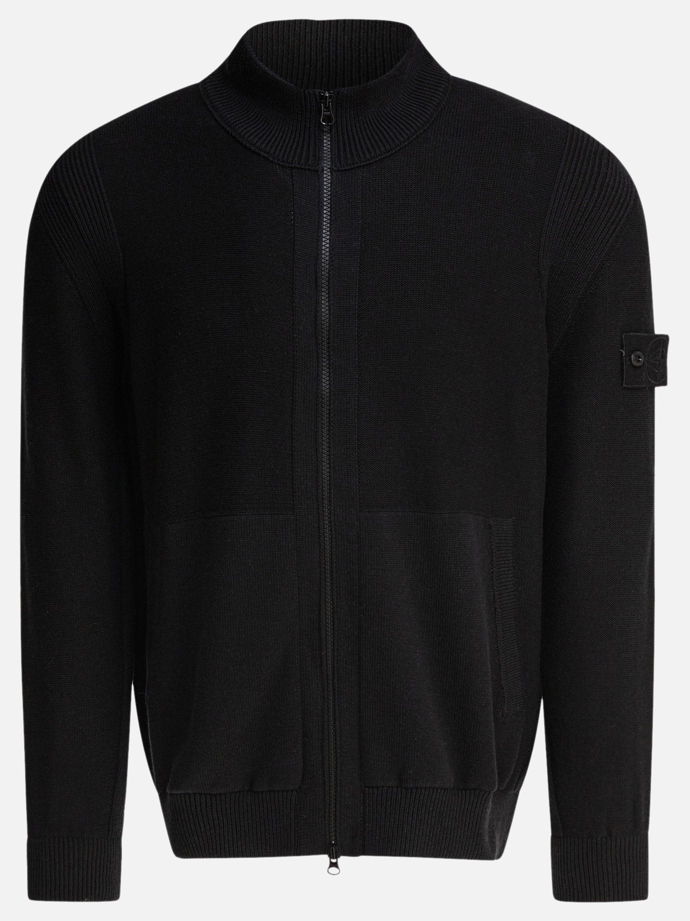 Cardigans Logo  Black - Stone Island Men | PDP | VIETTI Online Store | Zoom-Modal
