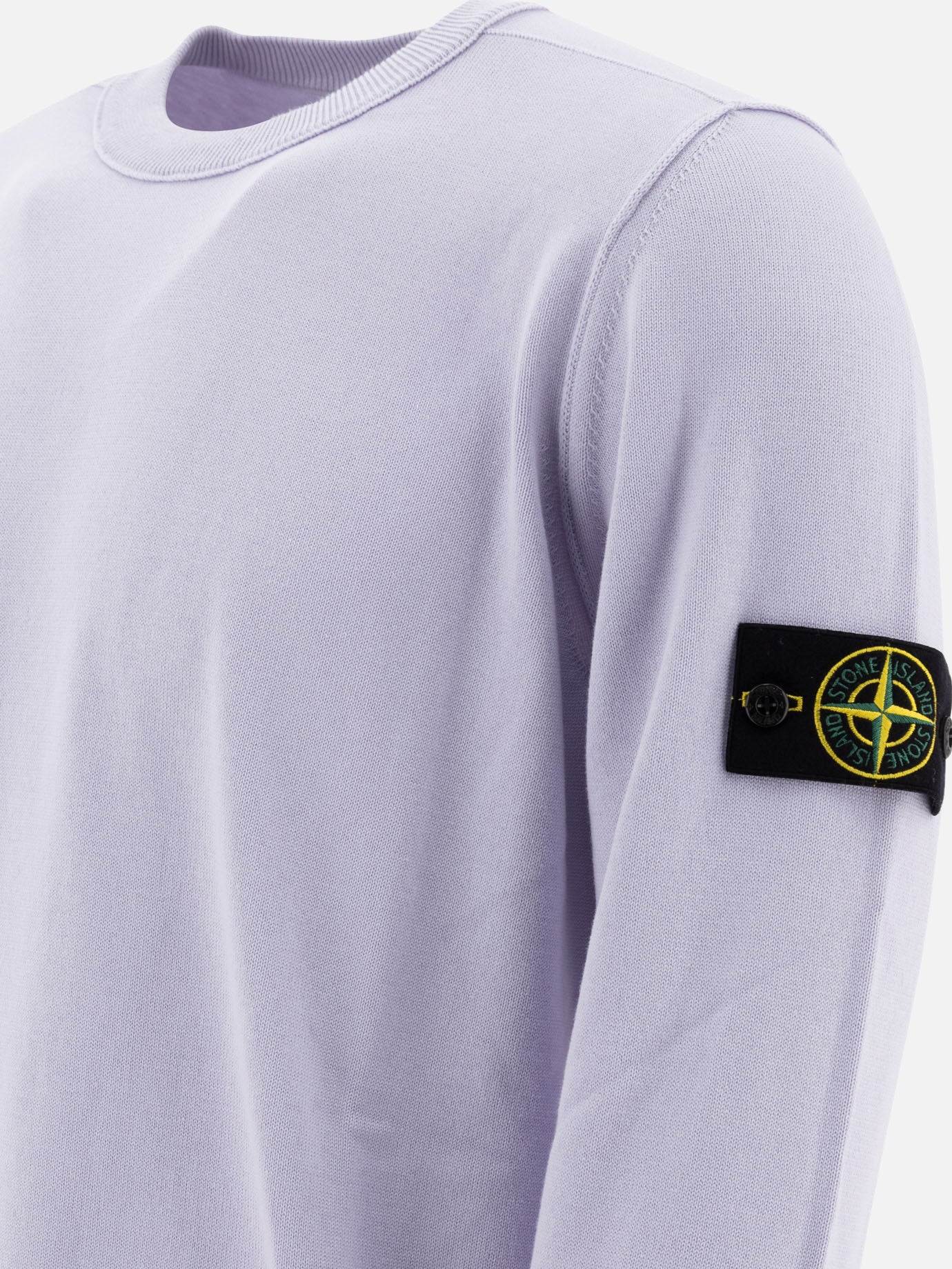 Stone Island Crewneck sweater in soft cotton 17949193_M Purple thumbnail_4