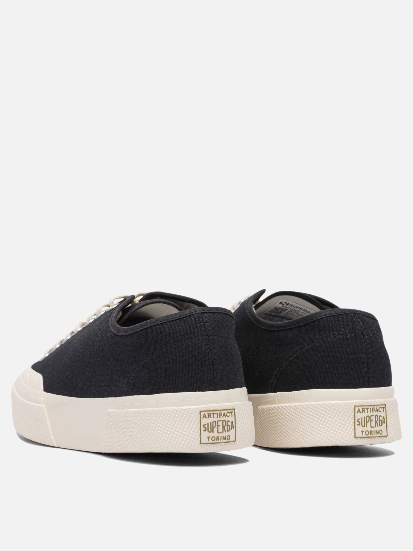 Low top sneakers 100% cotton - 100% rubber  Black - Superga Men | PDP | VIETTI Online Store | Zoom-Modal_4
