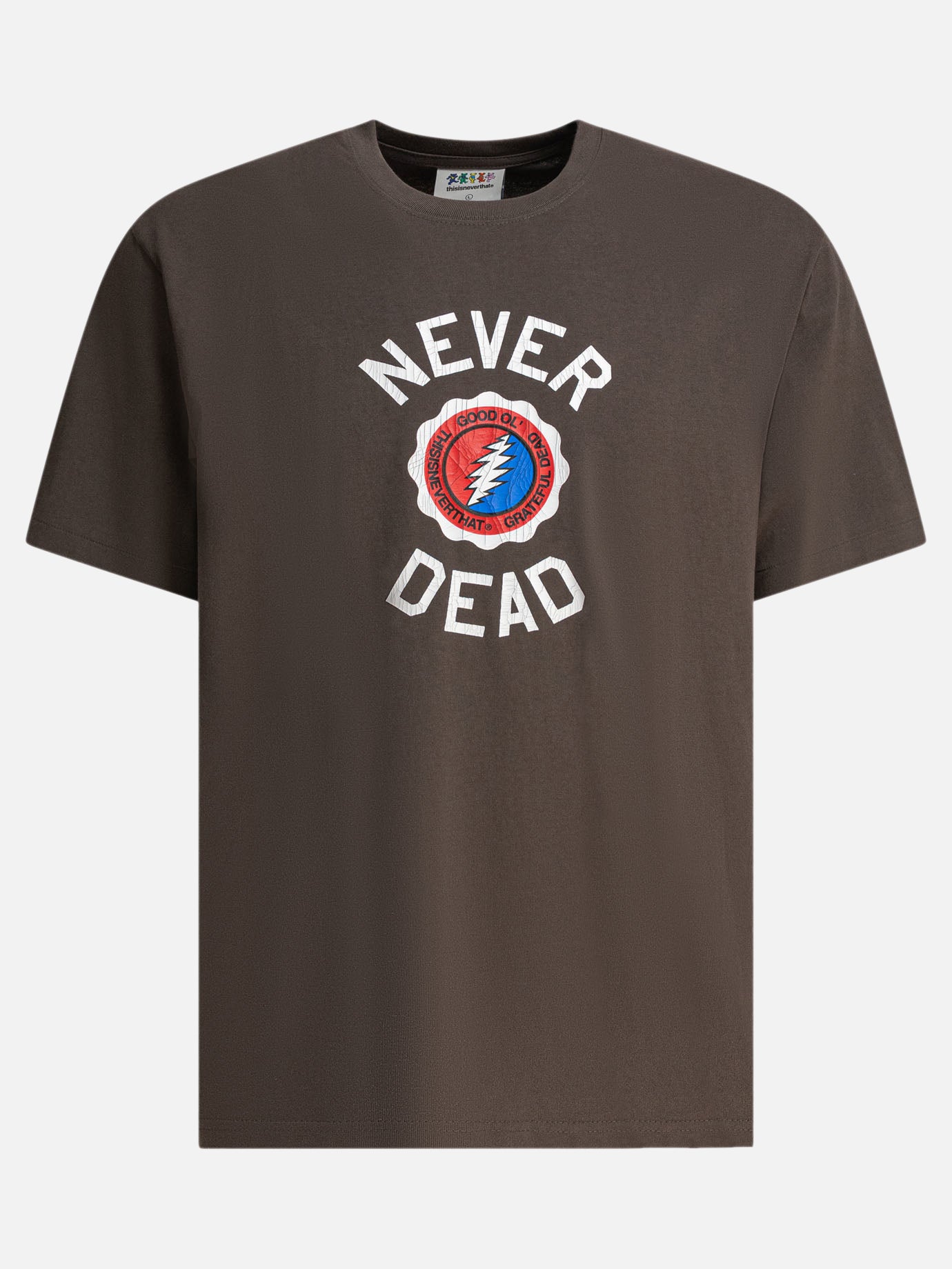 Crewneck t-shirts Print  Brown - Thisisneverthat® Men | PDP | VIETTI Online Store | Zoom-Modal
