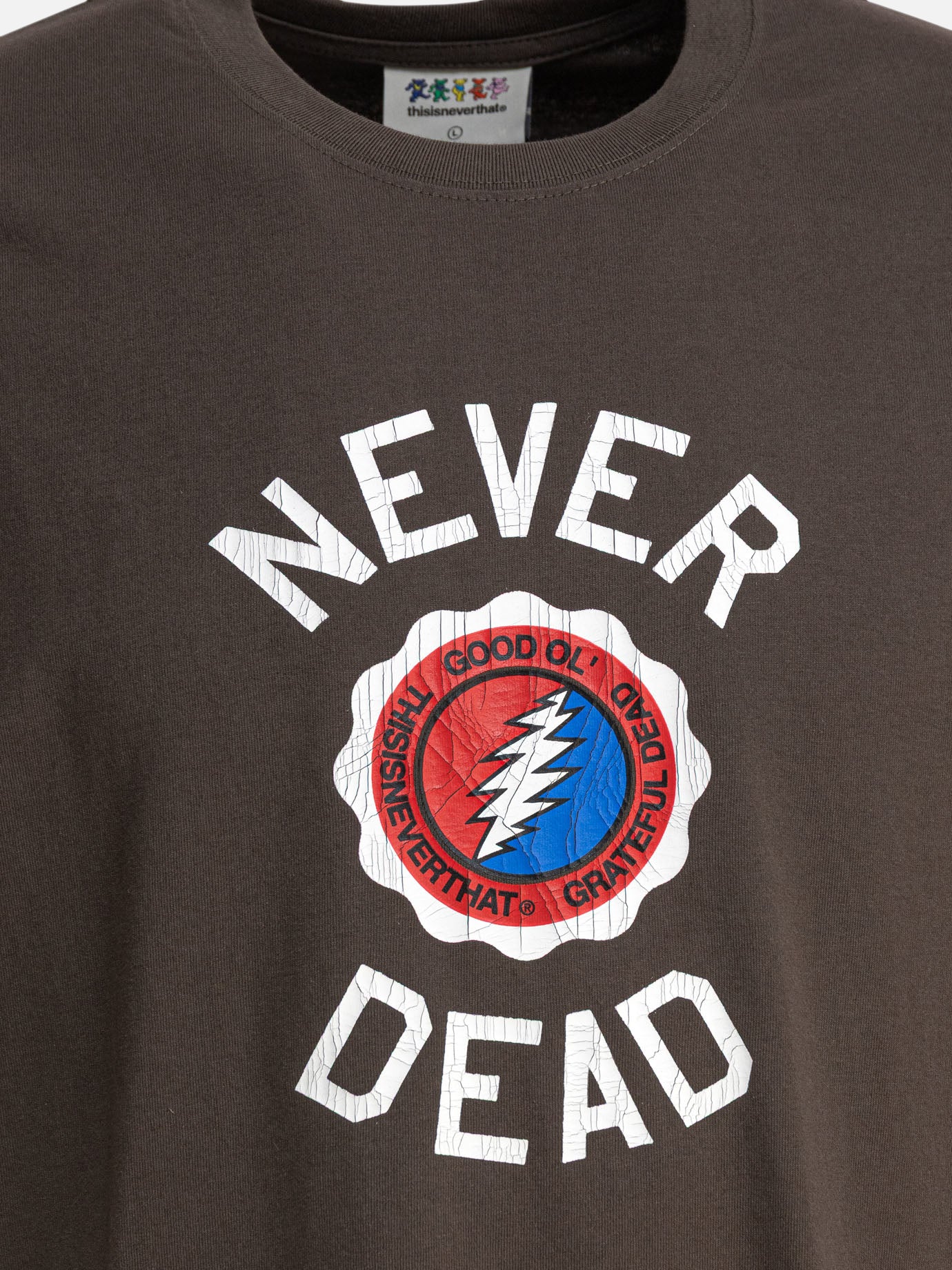 Crewneck t-shirts Print  Brown - Thisisneverthat® Men | PDP | VIETTI Online Store | thumbnail_3
