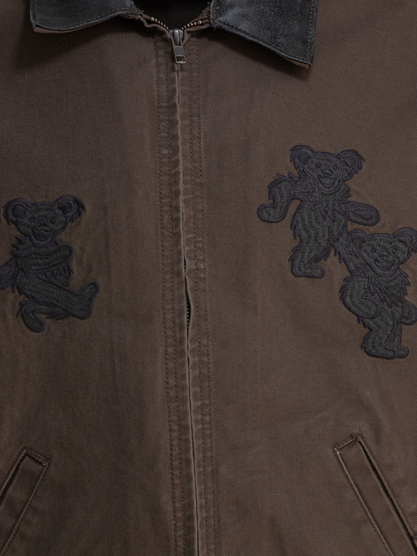 Overshirt jackets Embroidered  Brown - Thisisneverthat® Men | PDP | VIETTI Online Store | Zoom-Modal_3
