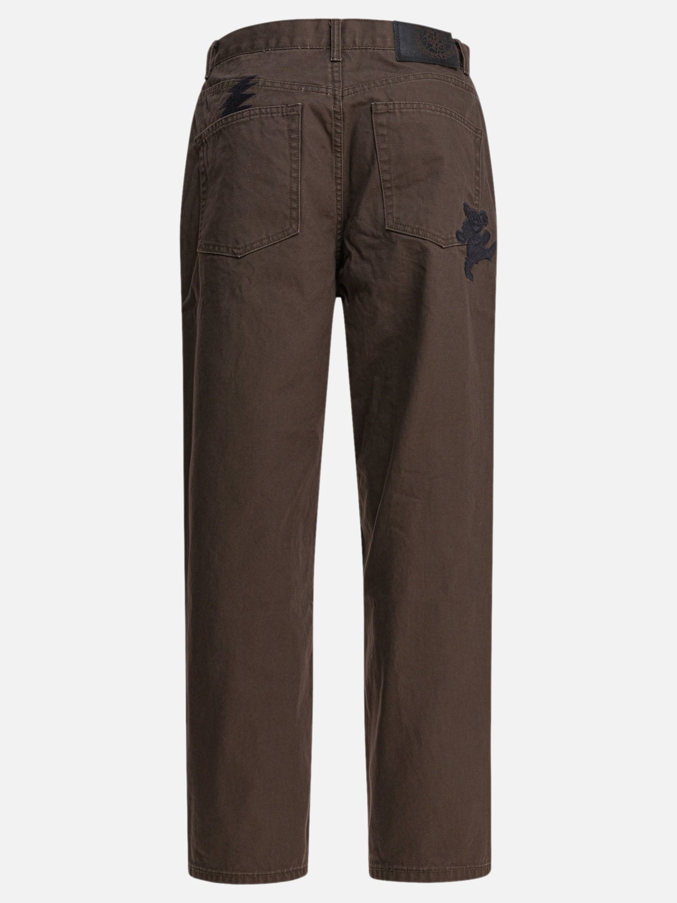 Work pants Embroidered  Brown - Thisisneverthat® Men | PDP | VIETTI Online Store | thumbnail_2