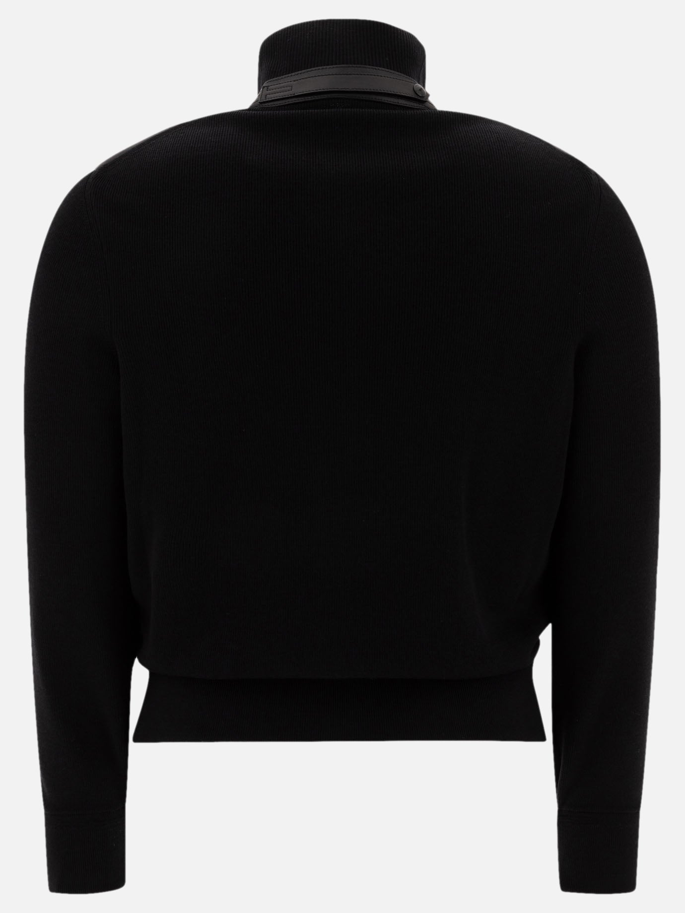 Tom Ford Wool and nylon down jacket 15142593_52 Black thumbnail_2
