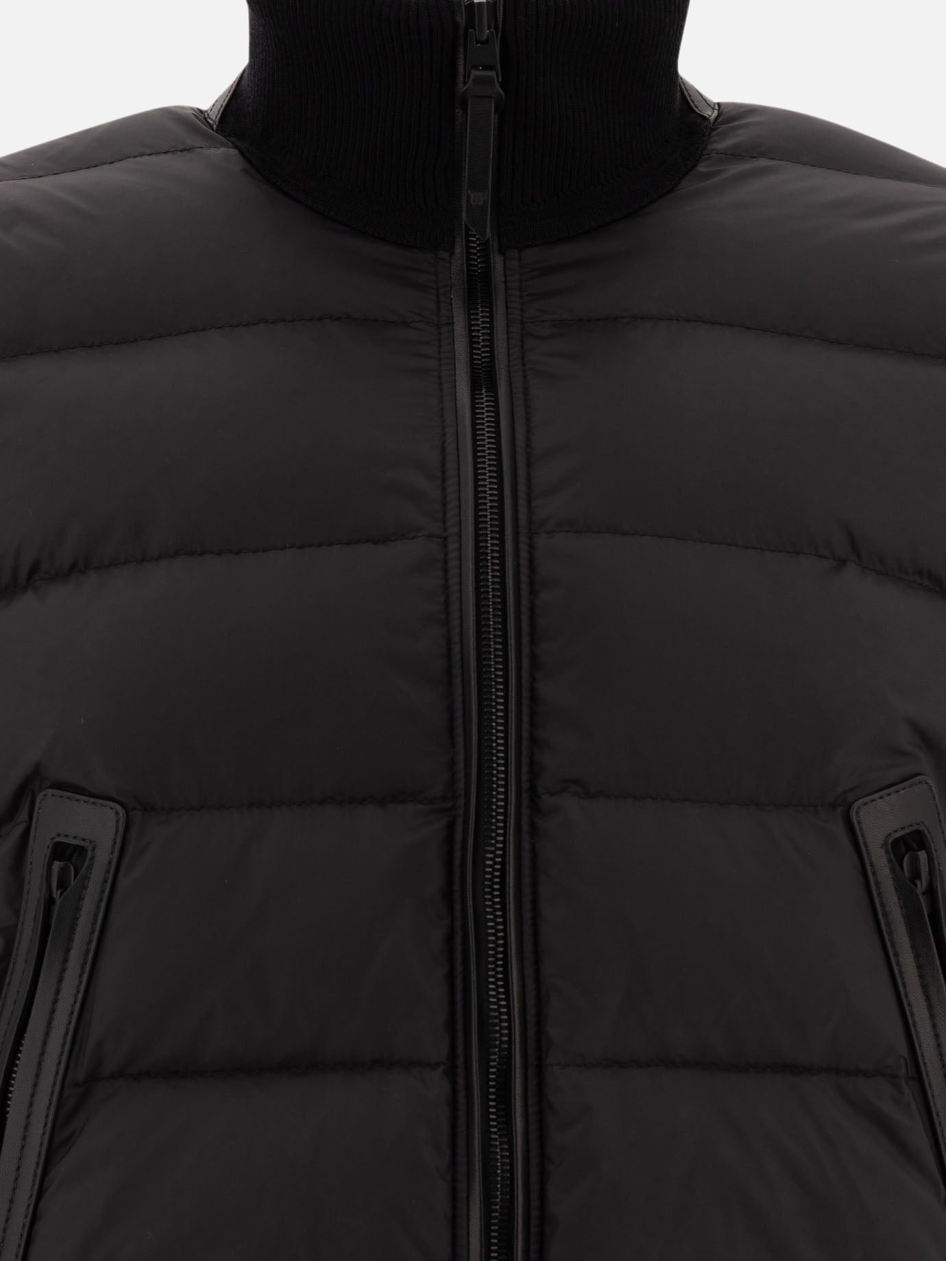 Tom Ford Wool and nylon down jacket 15142593_52 Black thumbnail_3