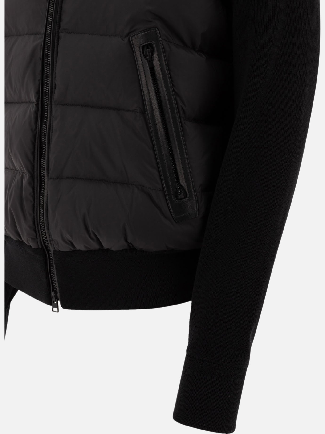 Tom Ford Wool and nylon down jacket 15142593_52 Black thumbnail_4