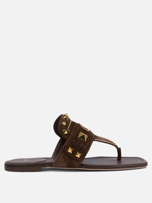 Valentino Garavani "Plaster Caster" slides 10556408_36 Brown 1