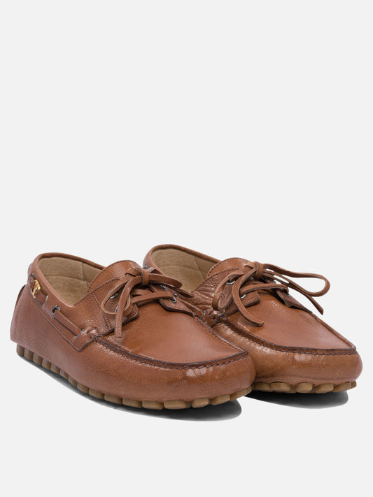 Valentino Garavani "Driver Fastaway" loafers 16436720_40 Brown 2