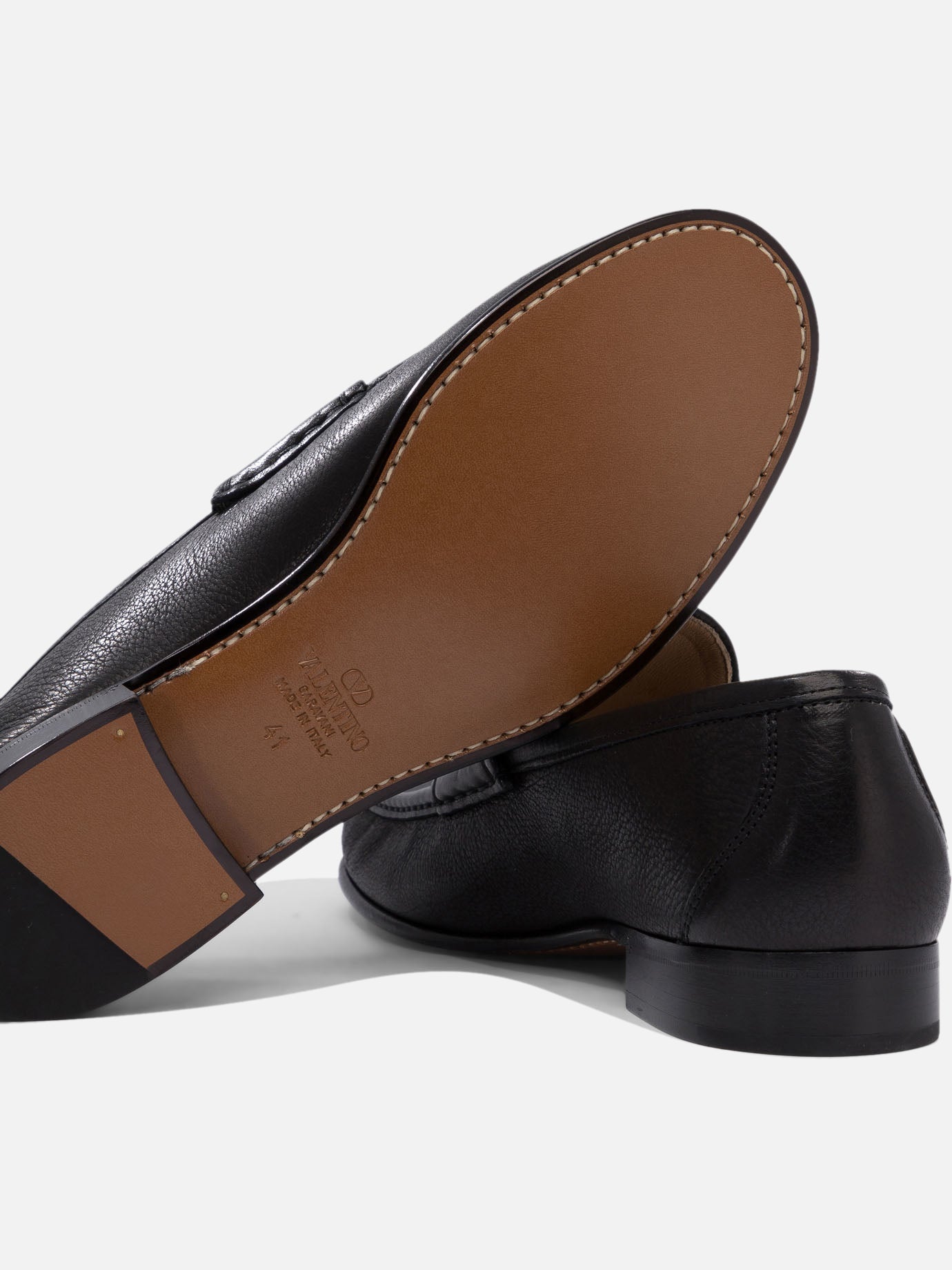 Valentino Garavani &quot;VLogo Signature&quot; 20mm loafers 14347404_41 Black thumbnail_5