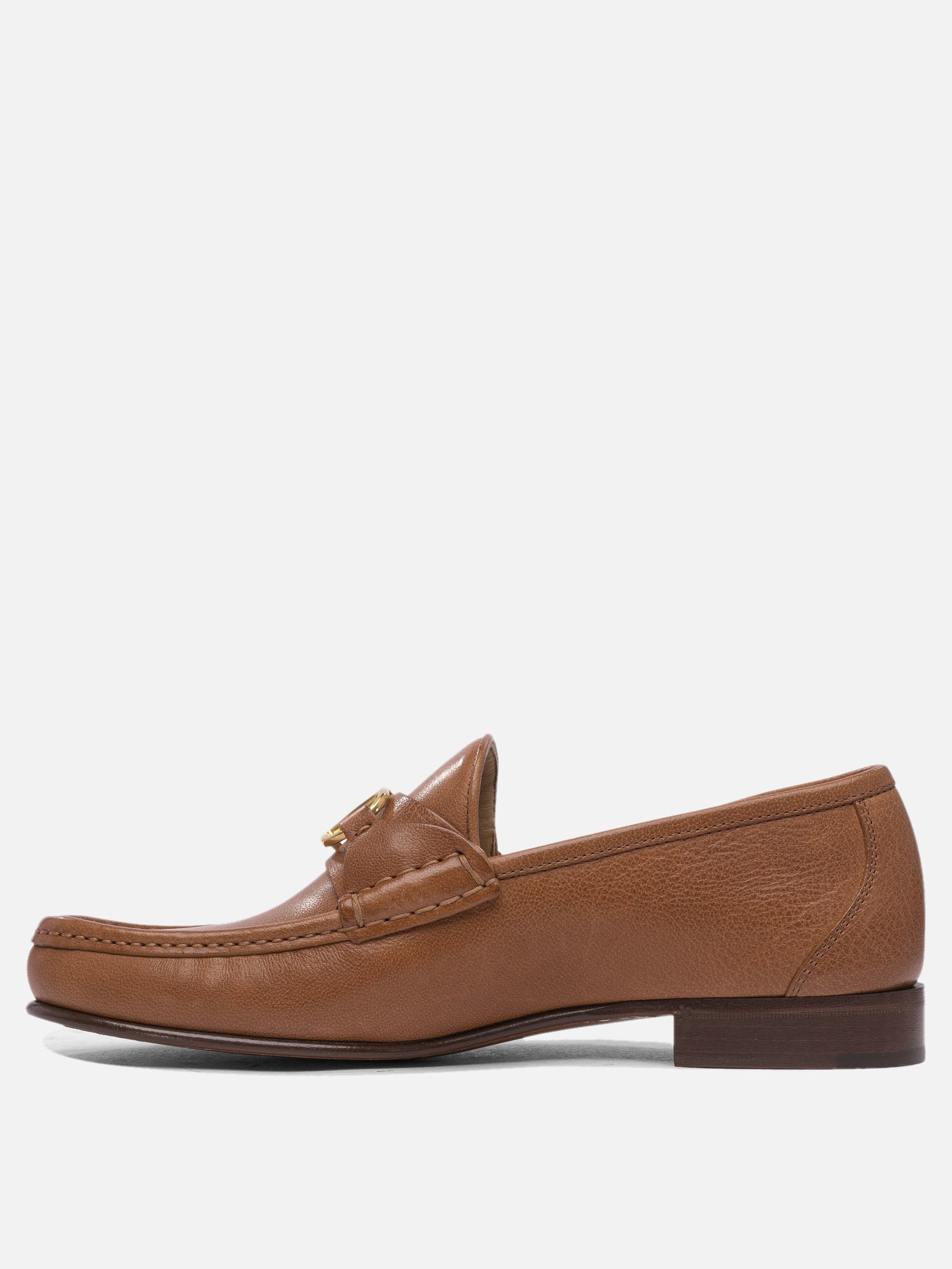 Valentino Garavani &quot;VLogo Signature&quot; 20mm loafers 12371610_40 Brown thumbnail_3