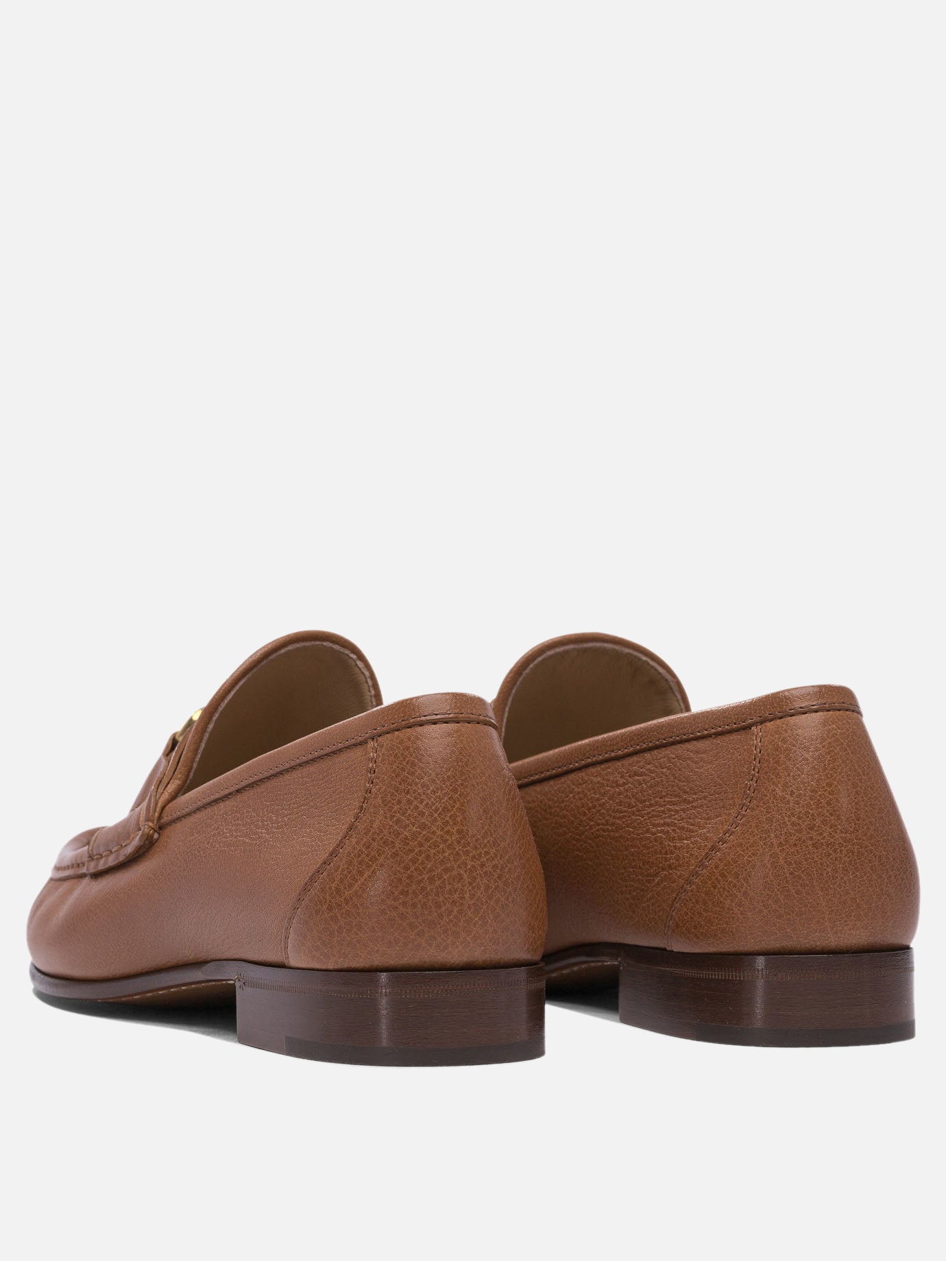 Valentino Garavani &quot;VLogo Signature&quot; 20mm loafers 12371610_40 Brown thumbnail_4