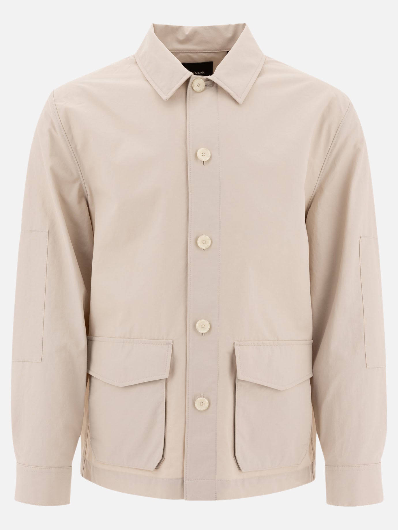 Overshirt jackets Solid colour  Beige - Vince Men | PDP | VIETTI Online Store | thumbnail