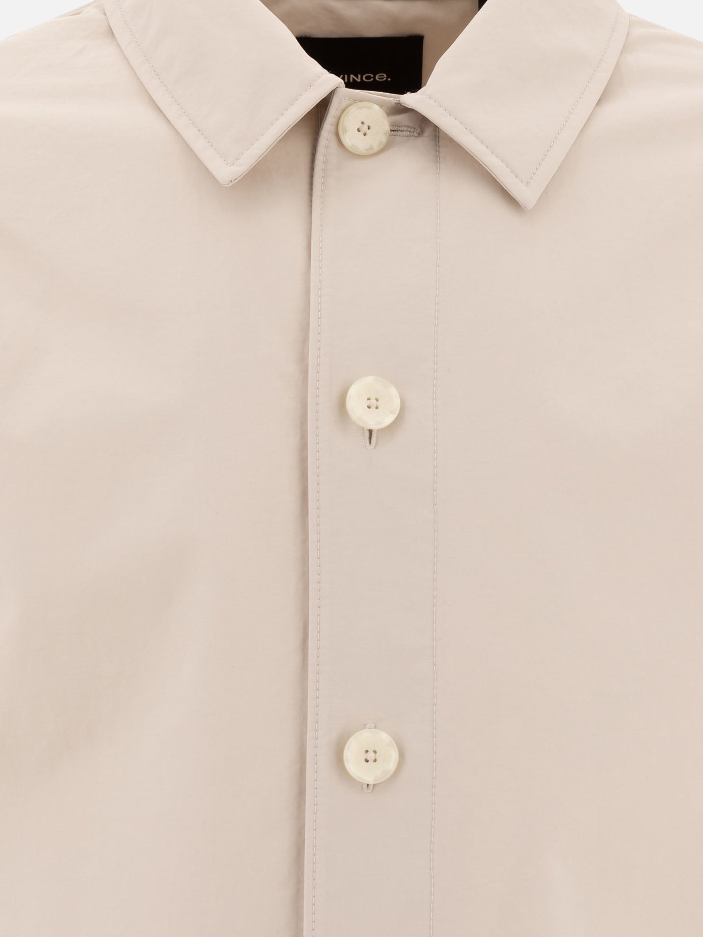 Overshirt jackets Solid colour  Beige - Vince Men | PDP | VIETTI Online Store | thumbnail_3
