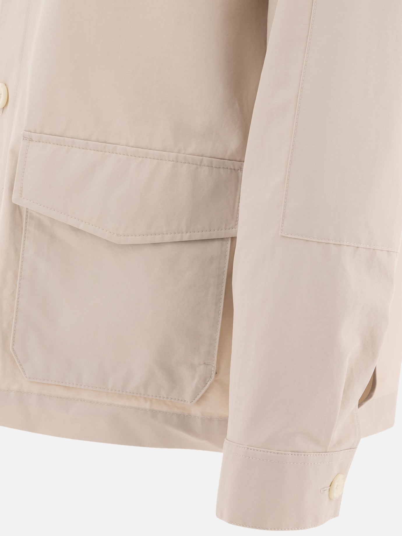 Overshirt jackets Solid colour  Beige - Vince Men | PDP | VIETTI Online Store | Zoom-Modal_4
