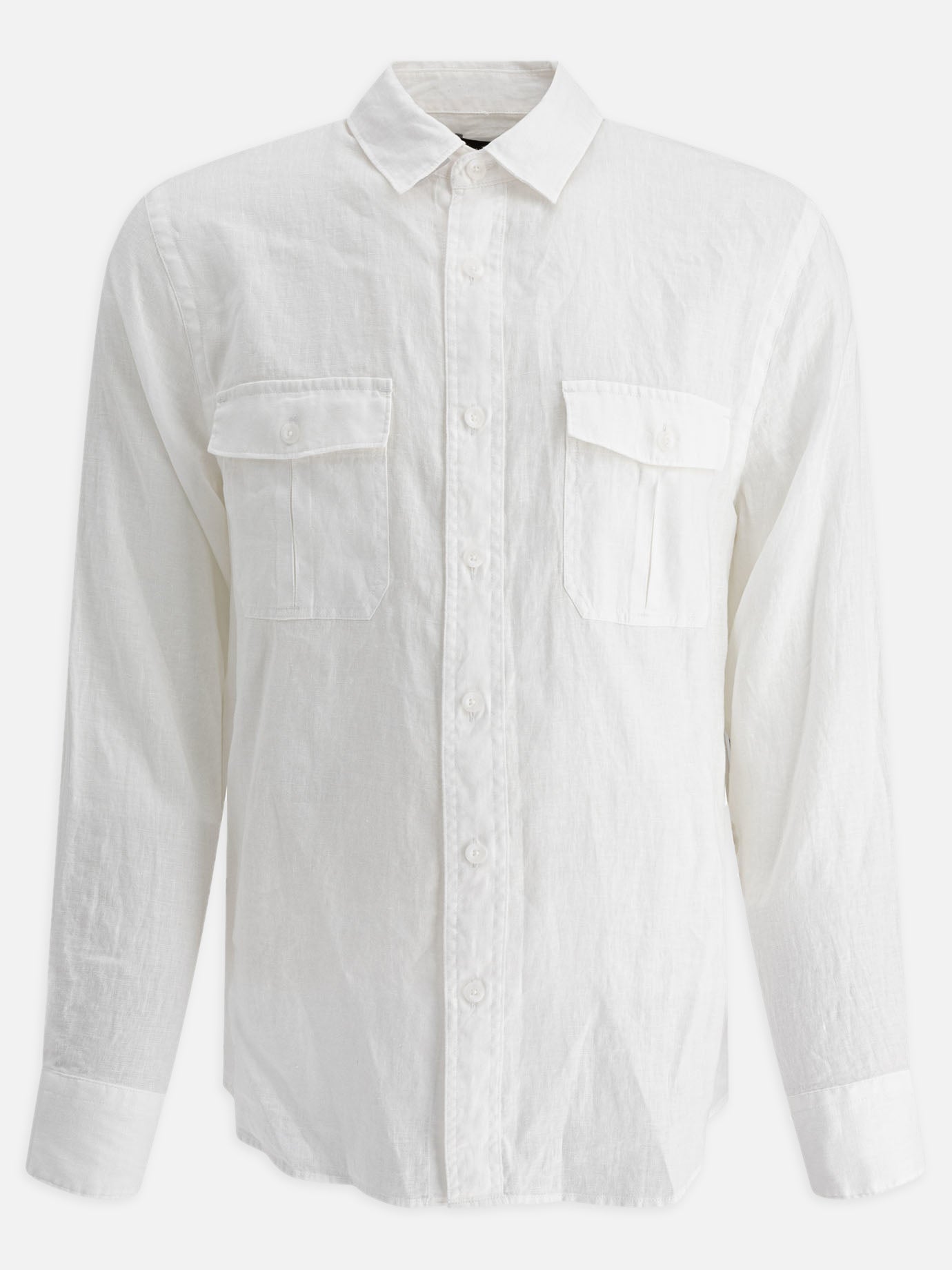 Casual shirts Solid colour  White - Vince Men | PDP | VIETTI Online Store | Zoom-Modal
