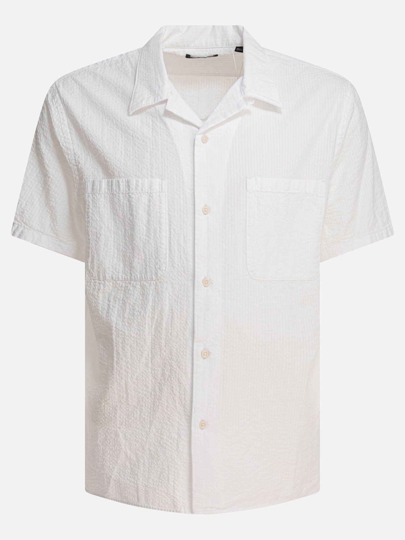 Casual shirts Solid colour  White - Vince Men | PDP | VIETTI Online Store | Zoom-Modal
