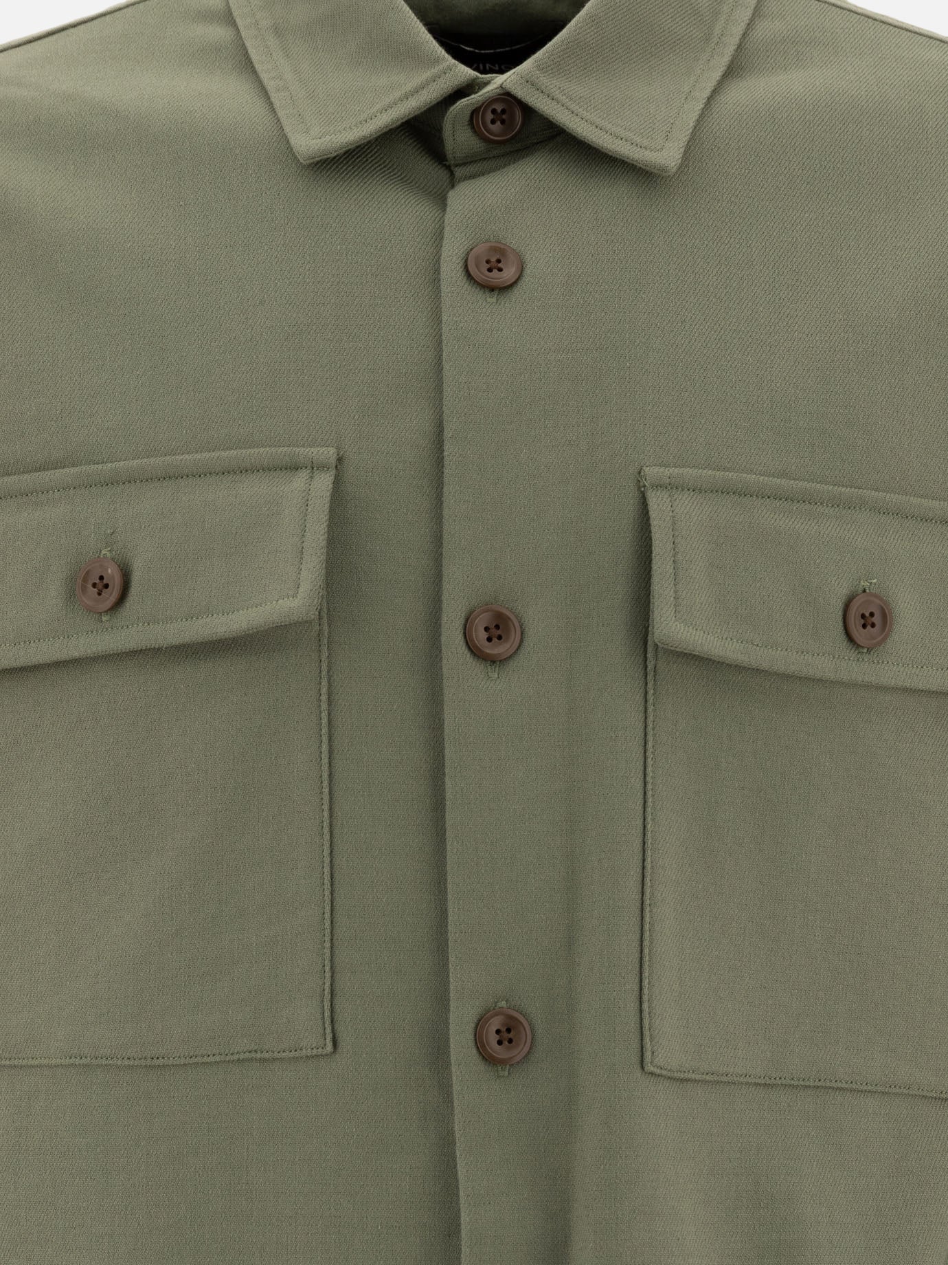 Overshirt jackets Solid colour  Green - Vince Men | PDP | VIETTI Online Store | thumbnail_3