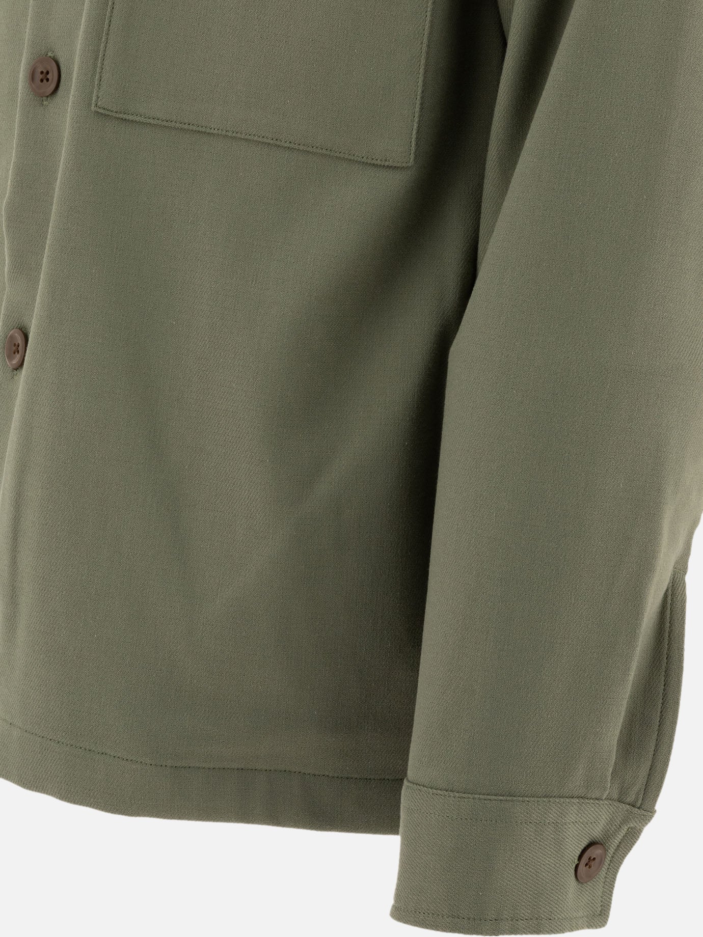 Overshirt jackets Solid colour  Green - Vince Men | PDP | VIETTI Online Store | thumbnail_4