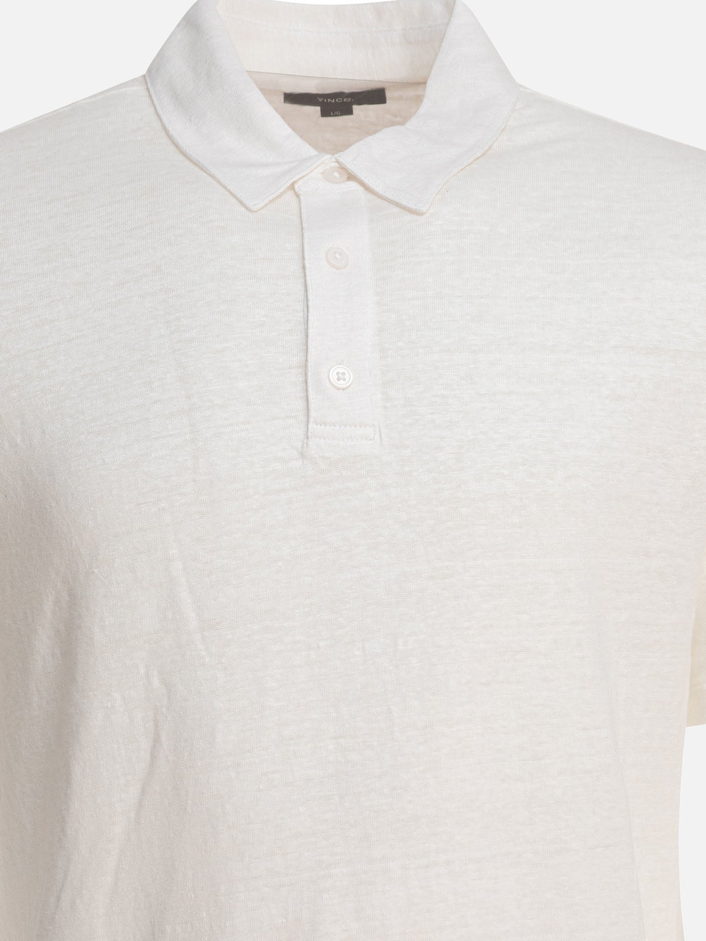 Polo shirts with buttons Solid colour  White - Vince Men | PDP | VIETTI Online Store | Zoom-Modal_3
