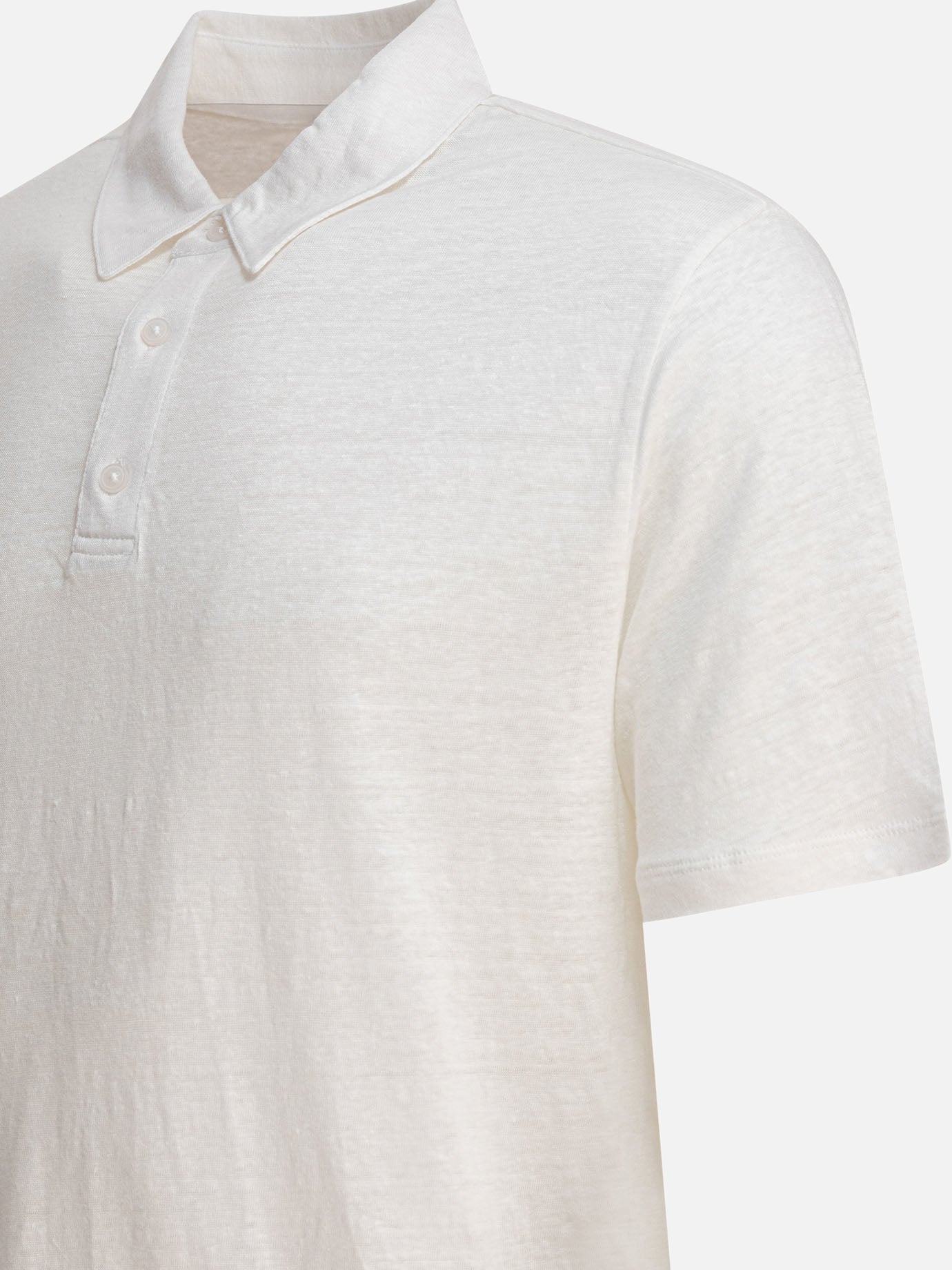 Polo shirts with buttons Solid colour  White - Vince Men | PDP | VIETTI Online Store | thumbnail_4